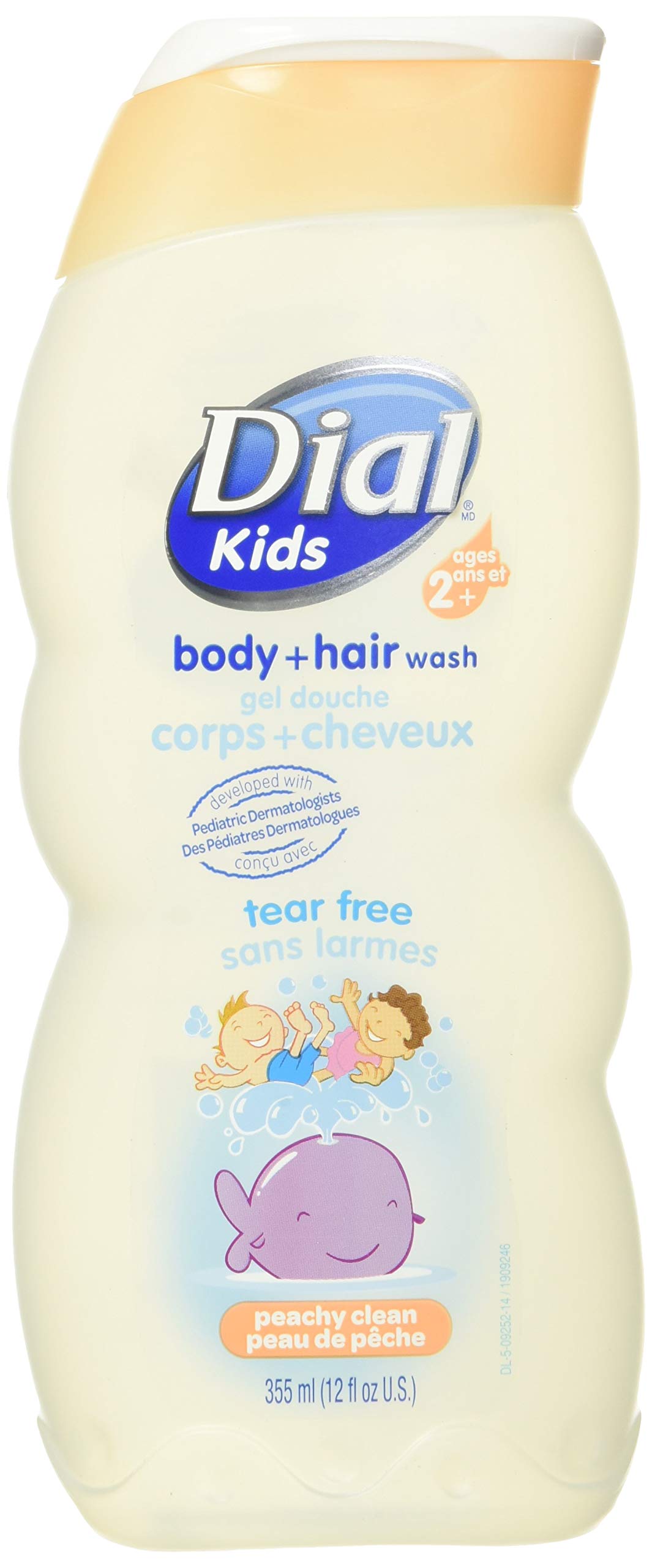 DialKids Body Wash, Peachy Clean, 12 Ounce