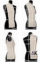 Vista 4 de AK Trading - Tela de muselina natural de 60 pulgadas de ancho, 100% algodón, sin blanquear