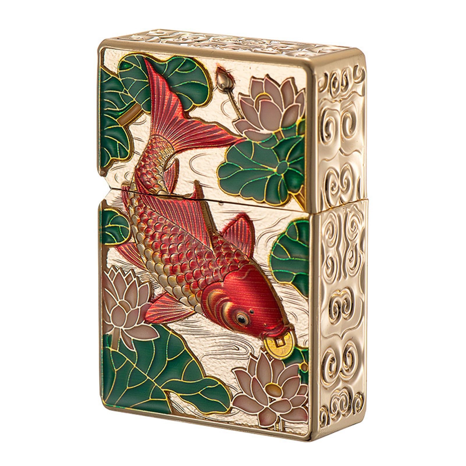 Briquet au kérosène rétro en métal avec allumage vintage étanche
