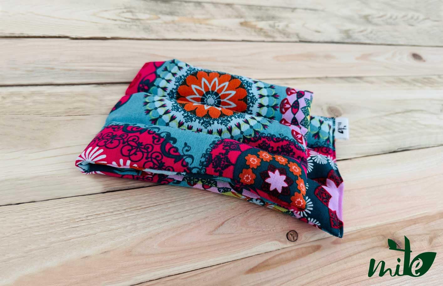 Saco térmico de semillas y hierbas multiusos (47cm x 15cm) Lavanda (Mandala)