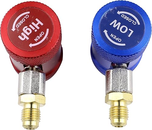 Miniatura 5 de Reemplazo manual rápido del adaptador del conector del acoplador del compresor R1234yf de la CA para el refrigerante del AC