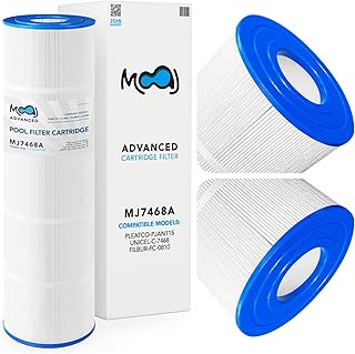 MOAJ Advanced Pool Filter Replaces Jandy CL460, CV460, R0554600, A0558000, PJAN115, PJAN115-PAK4, Filbur FC-0810, Unicel C-7468 | 26 15/16" x 7 1/8" | 115 SQ FT | Washable & Reusable | Based in USA