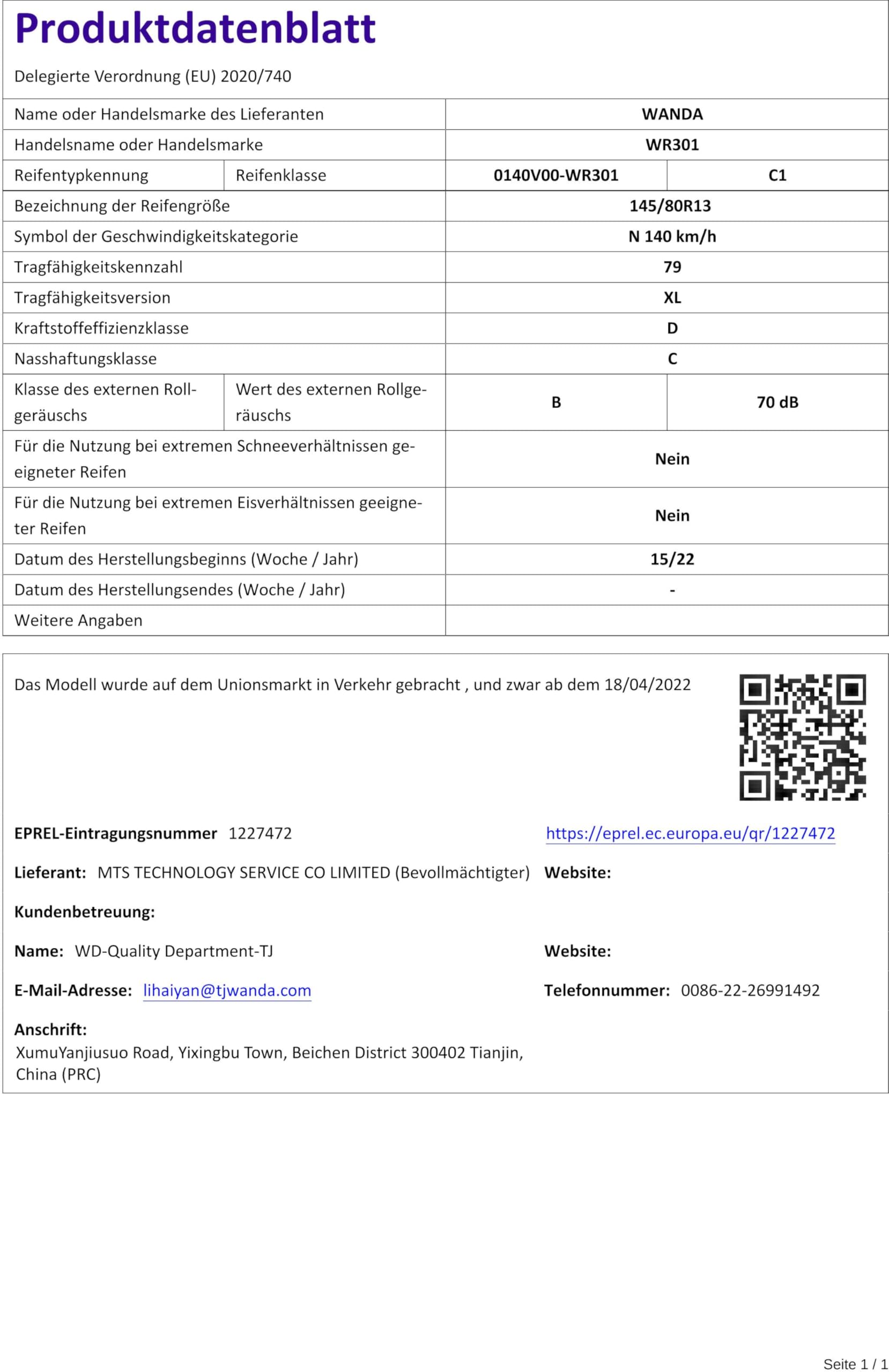 p4U Compleet wiel | 195/70R15C 5,5Jx15 112x5 8PR TR603 ET30 band wiel aanhanger trailer, m