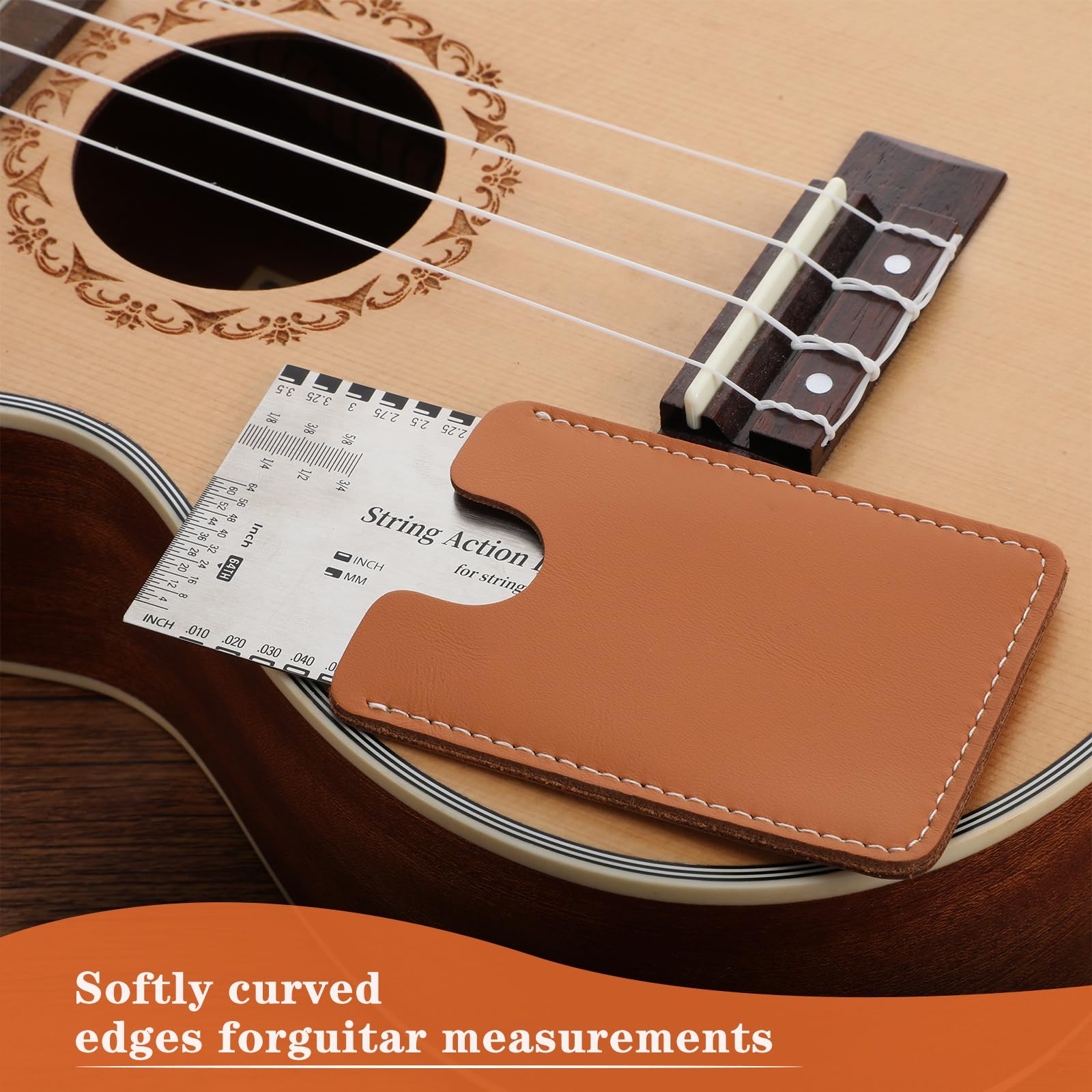 LIQWEI Guitar Action Gauge, Guitar String Action Gauge, Guitars Actions Gauges Ruler Luthier Tools - Image 3
