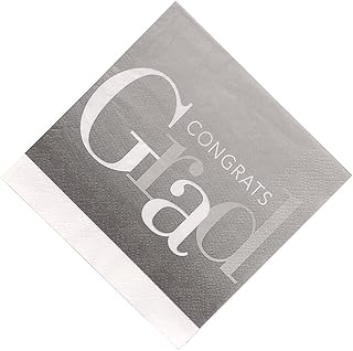 Graduation Elevated Beverage Napkins - 50 Pieces