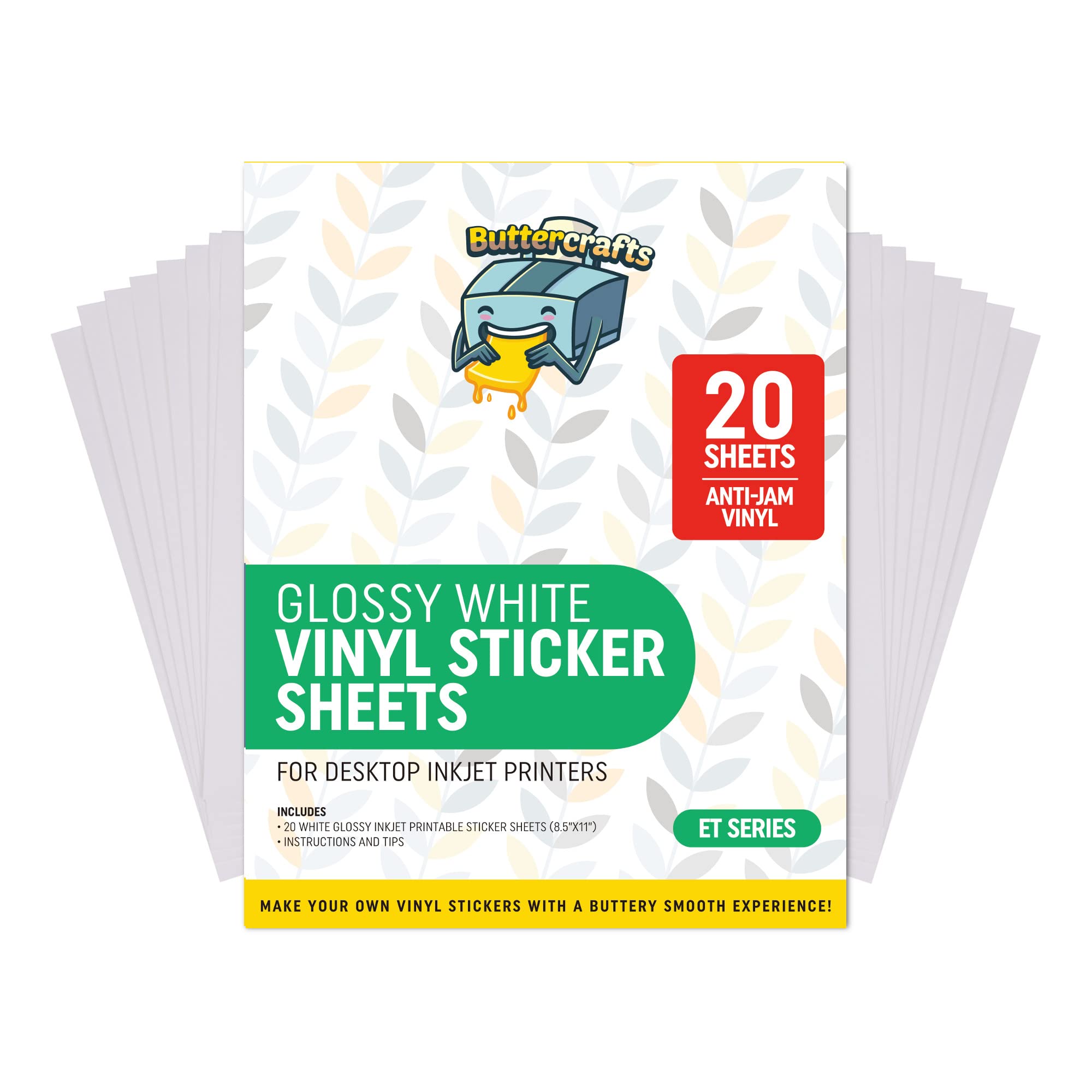 Buy Printable Vinyl Sticker Paper for Inkjet Printer for Epson (50