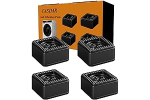 CASIMR Anti Vibration Pads for Washing Machine, 4 Pack Non Slip Elevated Foot Mat