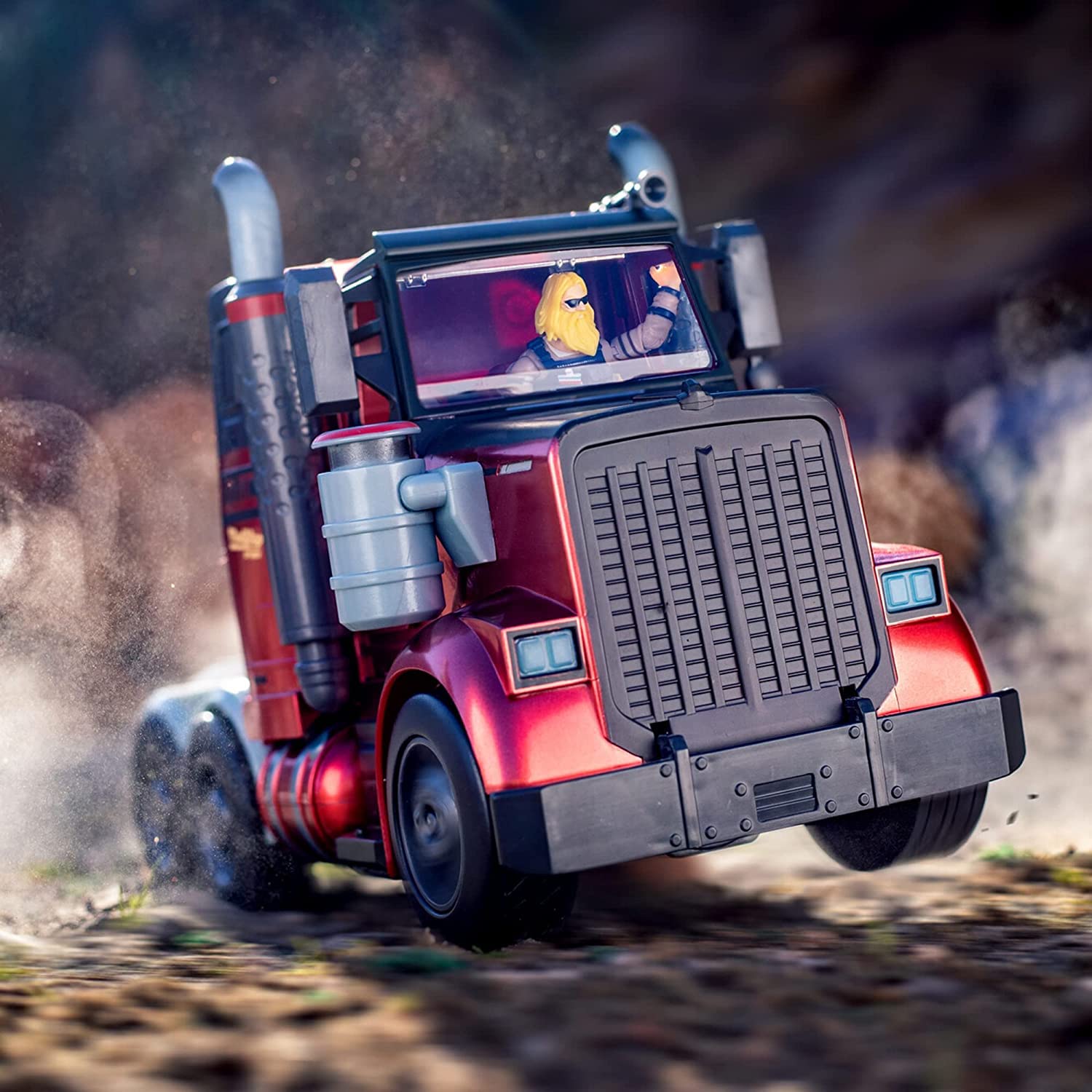 FORTNITE FNT0733 Mudflap - Ferngesteuertes Feature Fahrzeug mit beweglicher Actionfigur und Zubehör, Spielzeug ab 8 Jahren Mudflap - Relaxed Fit Jonesy