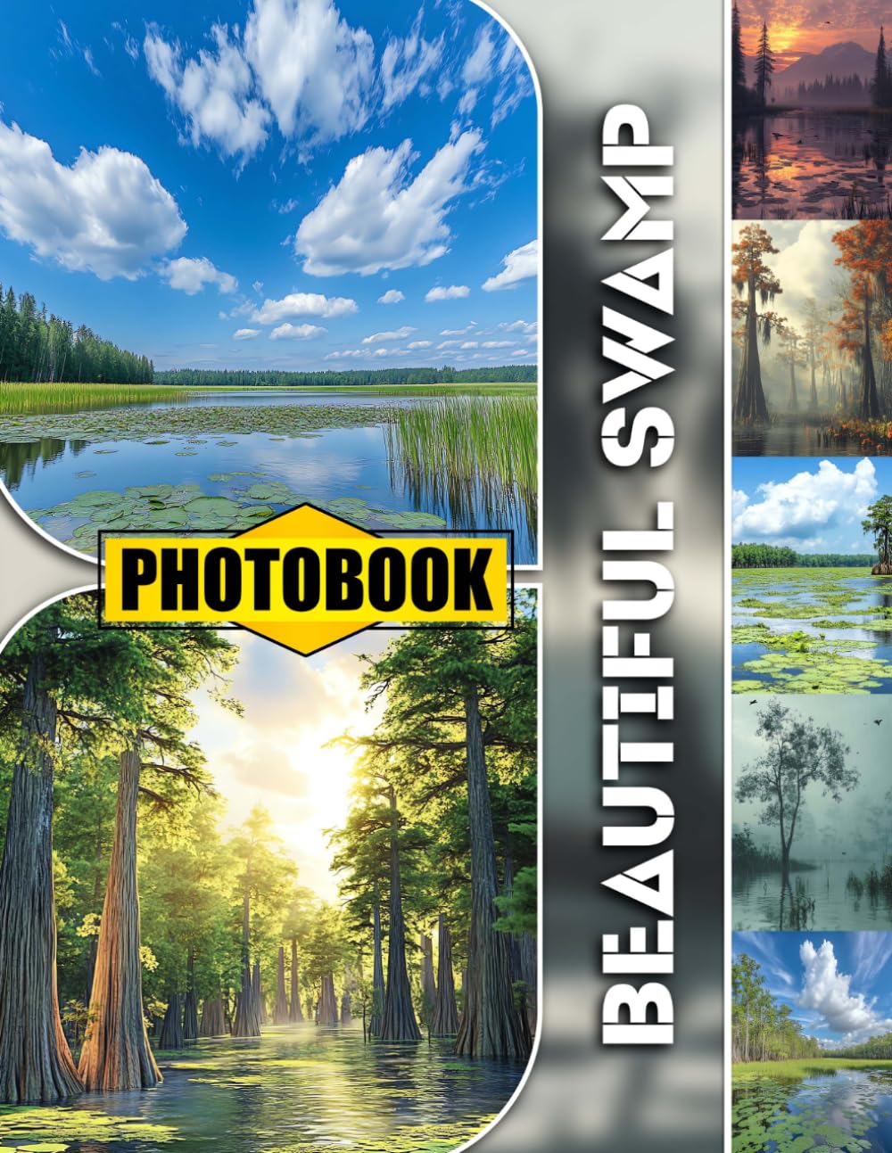 Beautiful Swamp Photo Book: Majestic Wetland Landscapes Teeming With Unique Wildlife And Lush Vegetation
