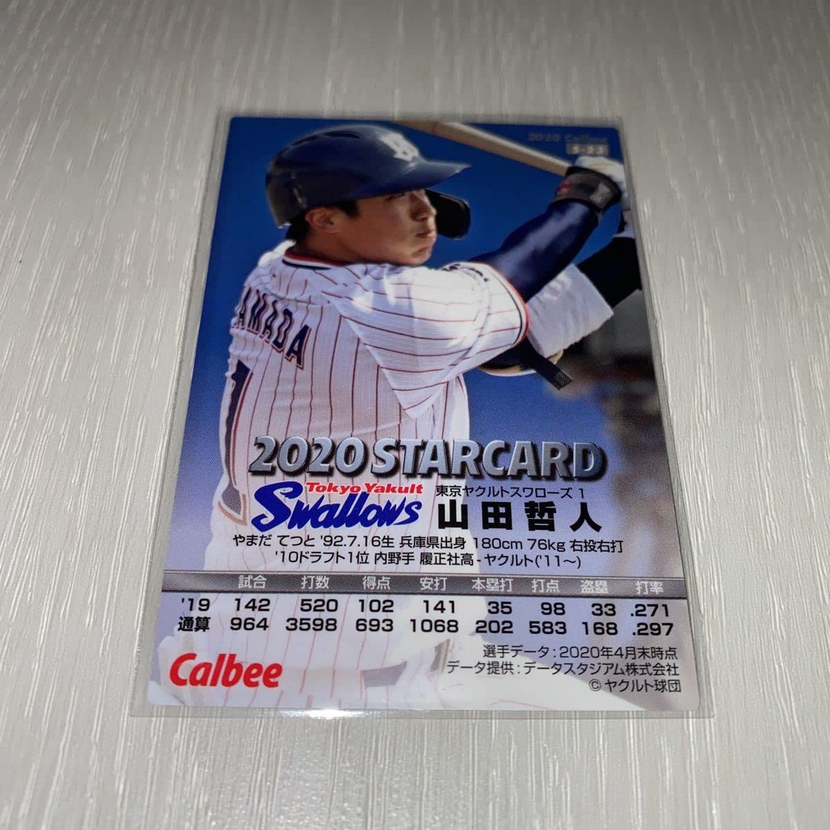 Amazon.co.jp: プロ野球チップス ヤクルトスワローズ 山田哲人 赤 