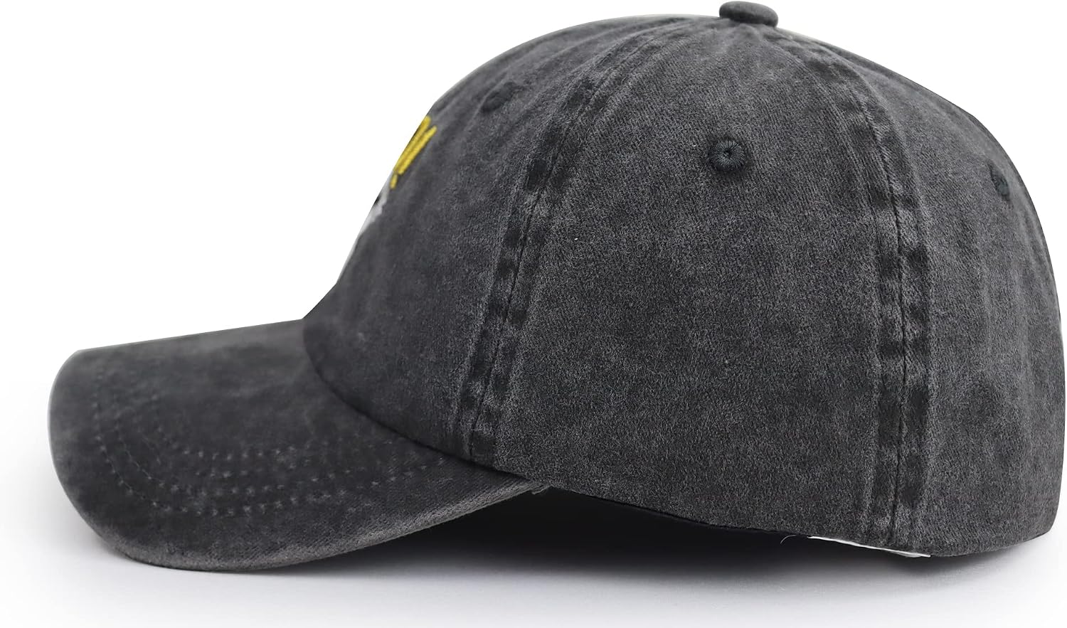 Halloween Decor Baseball Hats, Cute Spooky BOO Cap, Party Decorations Gifts Hat, Adjustable Cotton Embroidery Caps Dad Mom Grandma Grandpa Family Friend, Black, One Size image 3