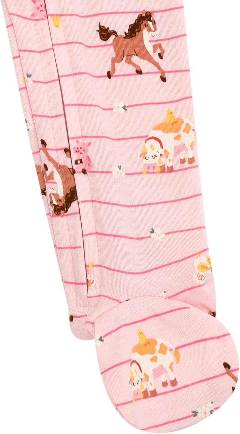 John Deere Farm Animals Tractors Baby Zip Up Sleep N' Play Newborn to Infant Sizes (Newborn - 24 Months) - Image 4