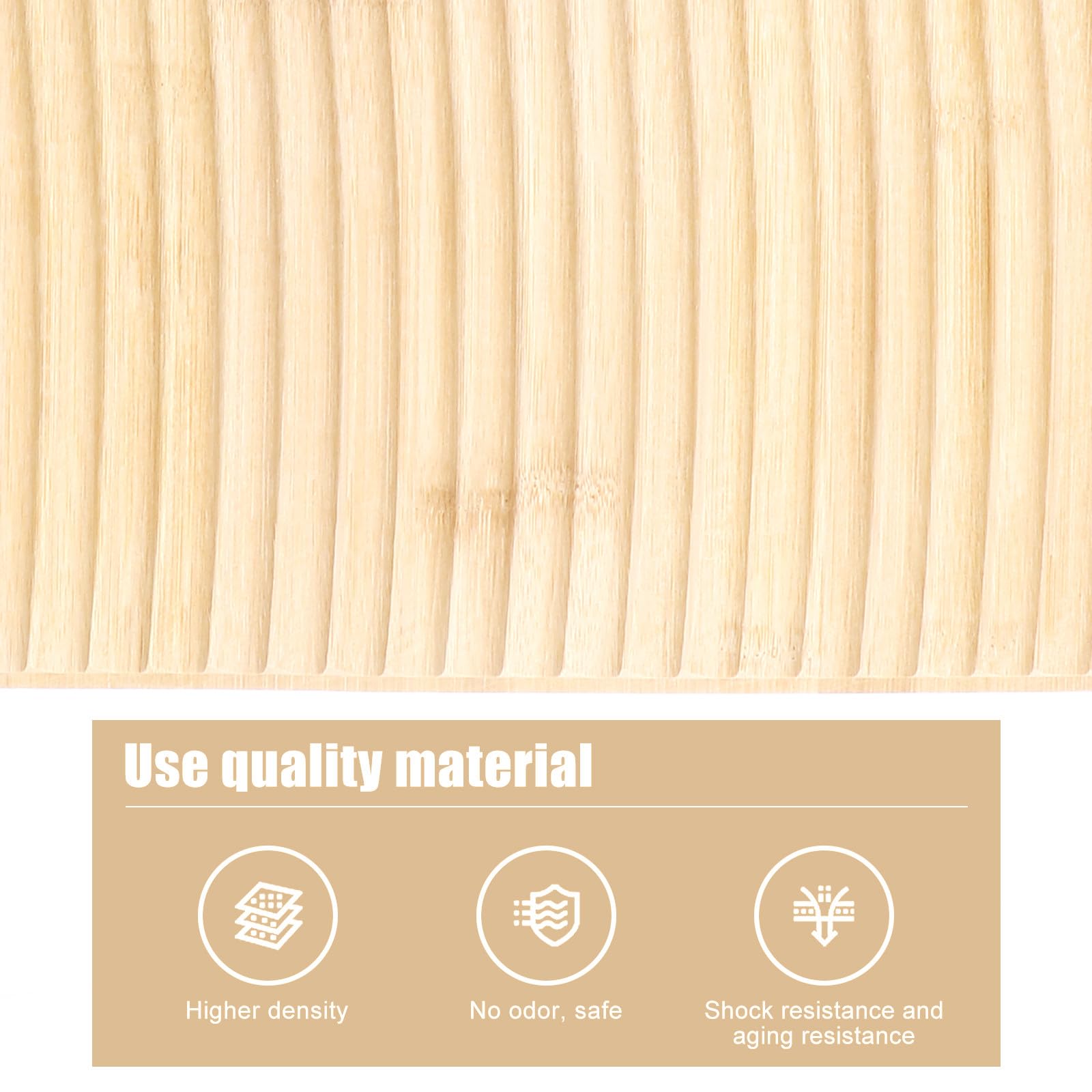 ifundom ASSE per Lavare i Panni in bambù Antiscivolo 50cm per Bucato | Asse per Lavare i Panni, Texture a , per Casa e Negozio, Lavaggio Manuale dei Capi