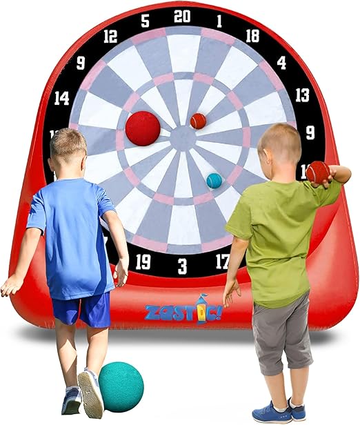 Giant Inflatable 6ft Tall Kick & Throw Darts Game Soccer