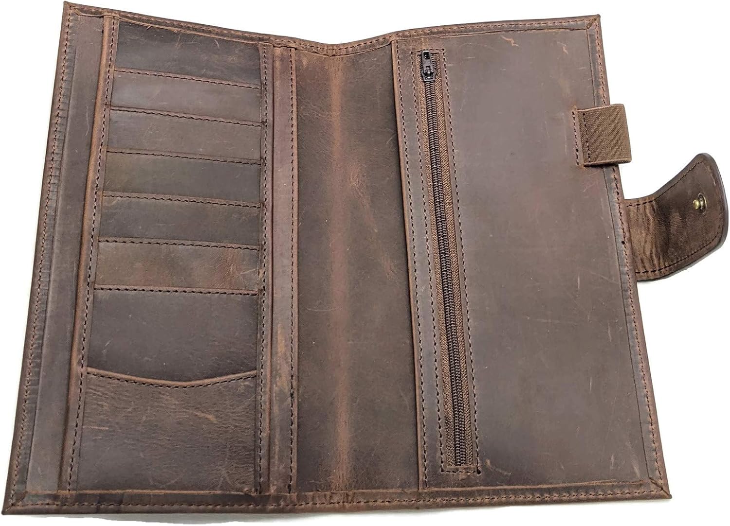 Brown Mega Weeks Cover for Hobonichi Planners Real Leather