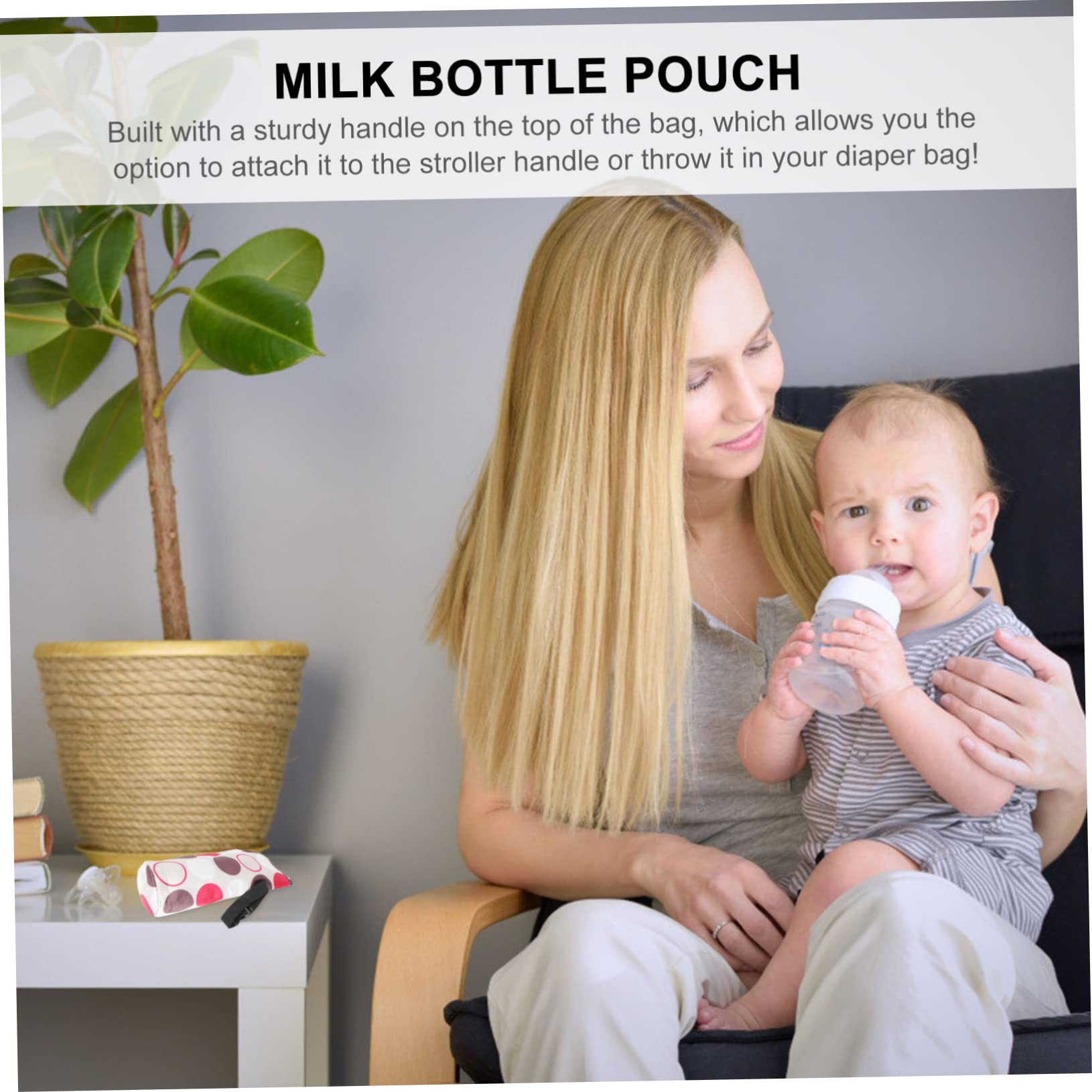 3pezzi Isolante Per Latte Neonatale Tote Portatile Per Bottiglie Termico Per Per Uscite