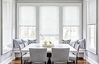 Vista 3 de LazBlinds Mini persianas de aluminio de 1 pulgada sin herramientas, sin necesidad de taladro, persianas inalámbricas para ventanas, persianas