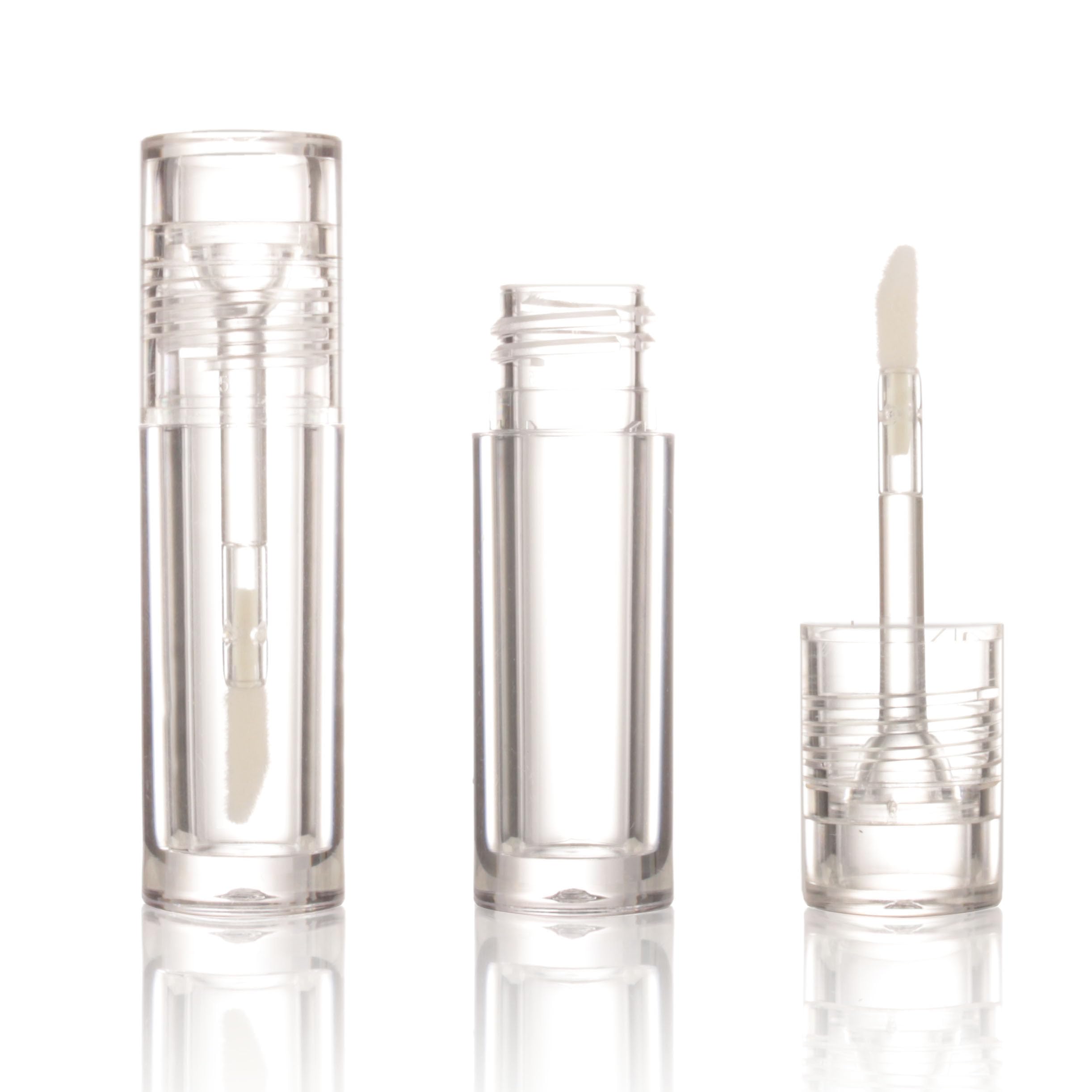 COSIDEA 30PCS Empty Full clear Lip Gloss Tubes mini 3ml 0.1OZ lipgloss Tube with Wand Applicator for Lip oil tint bottles container