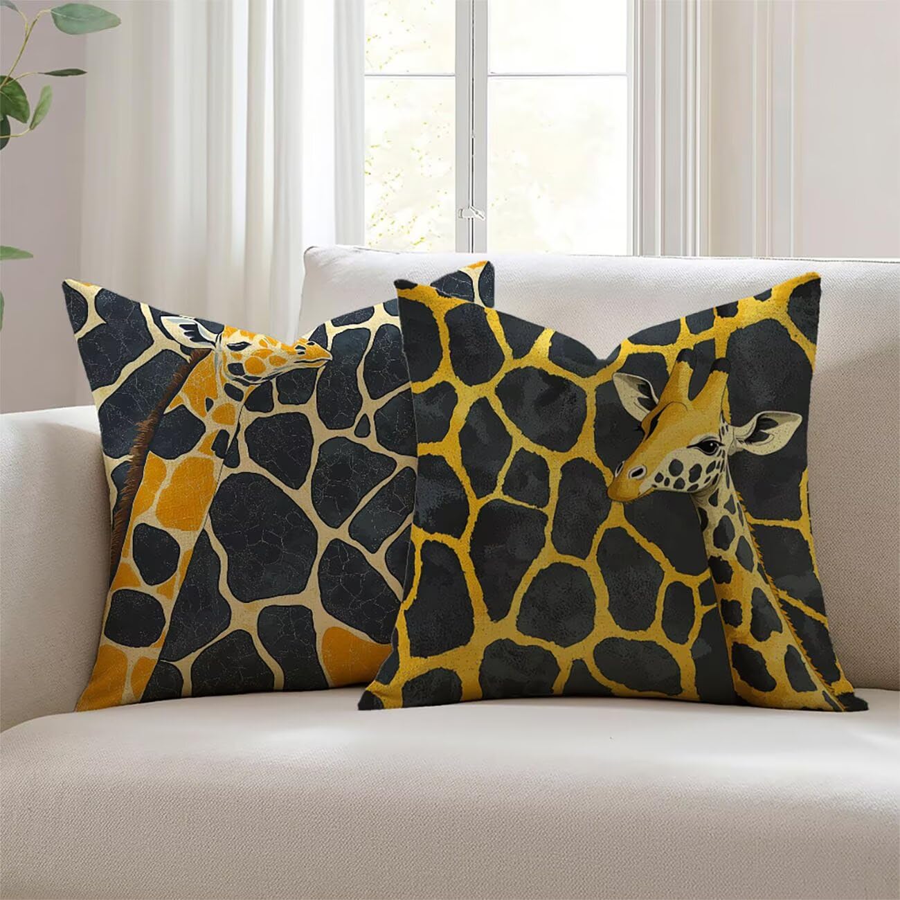 Coussins extérieurs imperméables 55x55cm lot de 2 Lejnlnng JL-4605