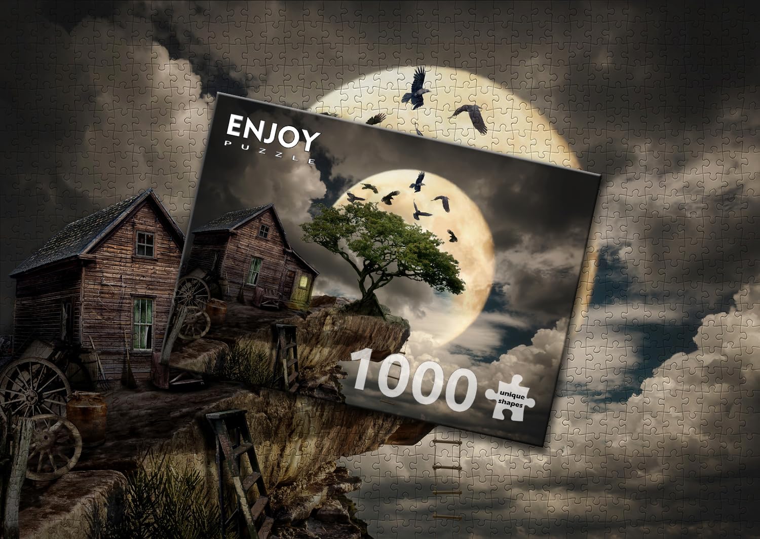 Rompecabezas De 1000 Piezas Para Adultos, Acabado Mate, Tacto Suave, Piezas Resistentes Y únicas, Ajuste Apretado, Colores Vivos, Servicio De Piezas Faltantes, Pintoresco Paisaje Urbano Del Casco