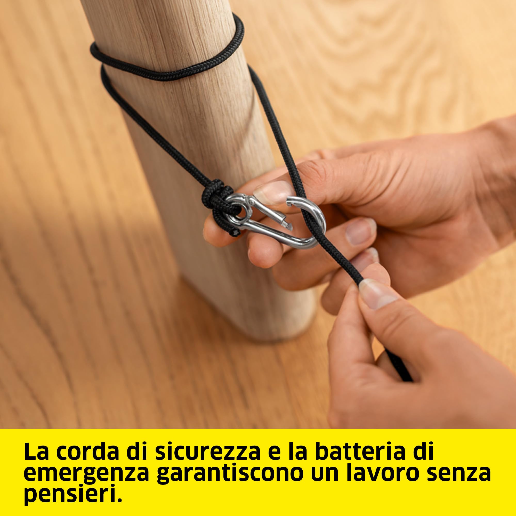 KÄRCHER robot per la pulizia dei vetri RCW 2 Extra+, pulizia automatica delle finestre, con cavo di sicurezza e batteria di emergenza, 3 min/m², serbatoio: 70 ml, cavo: 5 m, 6 paia di panni