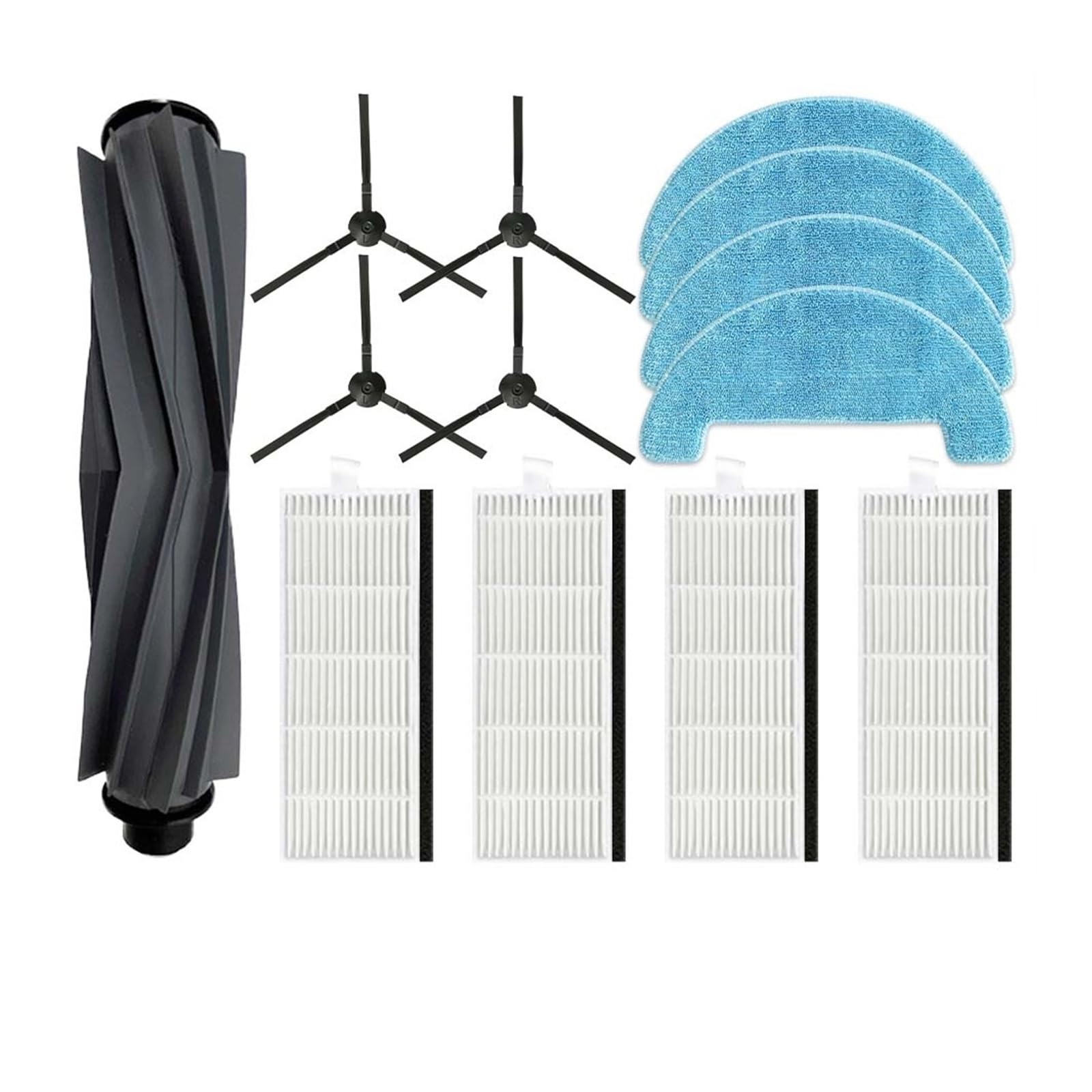 Compatibile con gli aspirapolvere robot Gutrend Smart 300, rullo, spazzola laterale principale, filtro Hepa, panni for mocio, straccio, pezzo di ricambio, accessorio di ricambio(Set G)