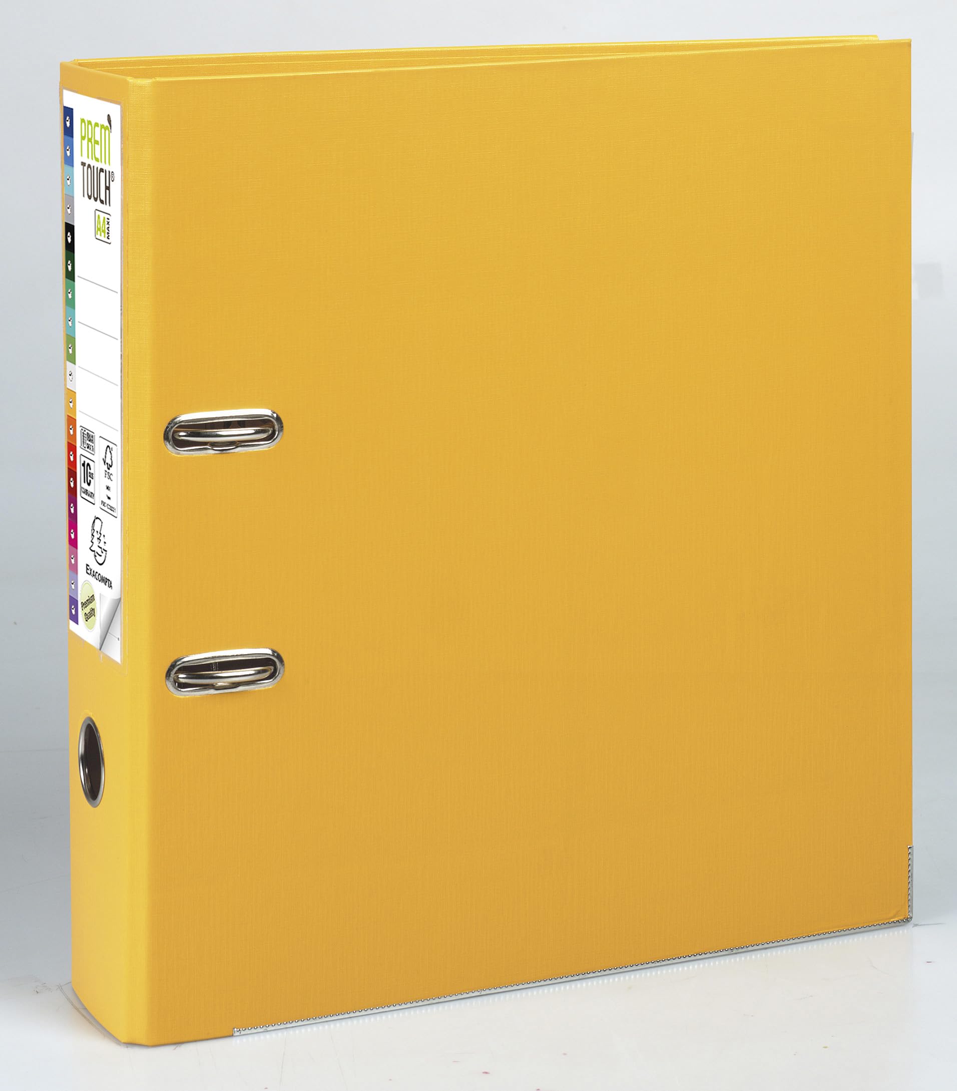 Classeur à levier A4 MAXI Exacompta - Lot de 10 Jaunes