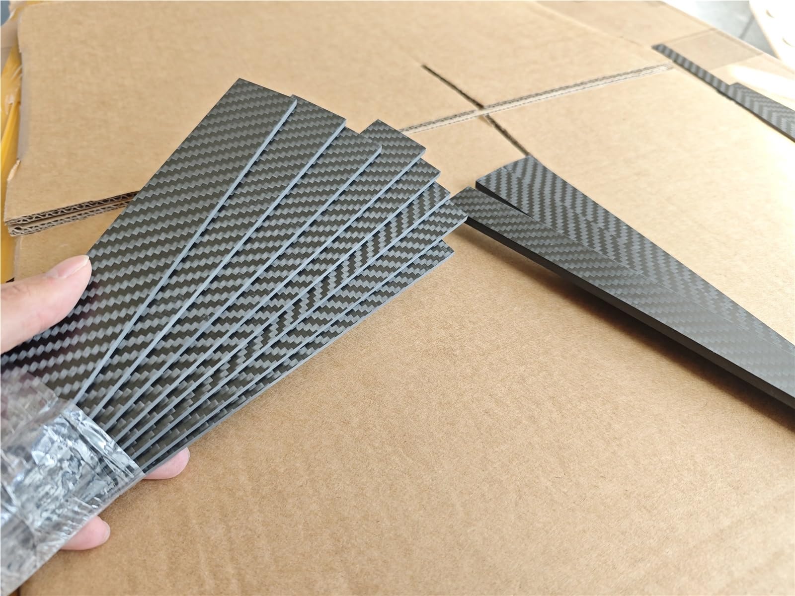 1 stücke 3K Carbon Faser Bord 0.5/1.0/1.5/2.0/3.0/3.5/4.0/6/8/10mm Twill Matte Carbon Faser Blatt Streifen Flache Streifen(8x20x1000mm 1pcs)