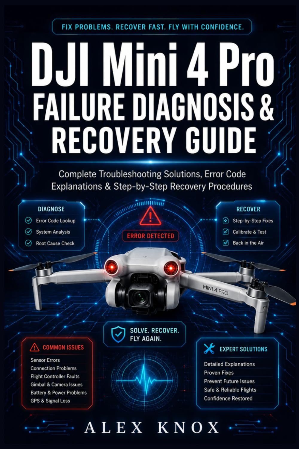 DJI Mini 4 Pro Failure Diagnosis & Recovery Guide: Quick Fixes for Crashes, Sensor Errors, Signal Loss & Gimbal Problems (DJI Mini 4 Pro Fix-It Guide ... Connectivity Problems & Support Headaches)