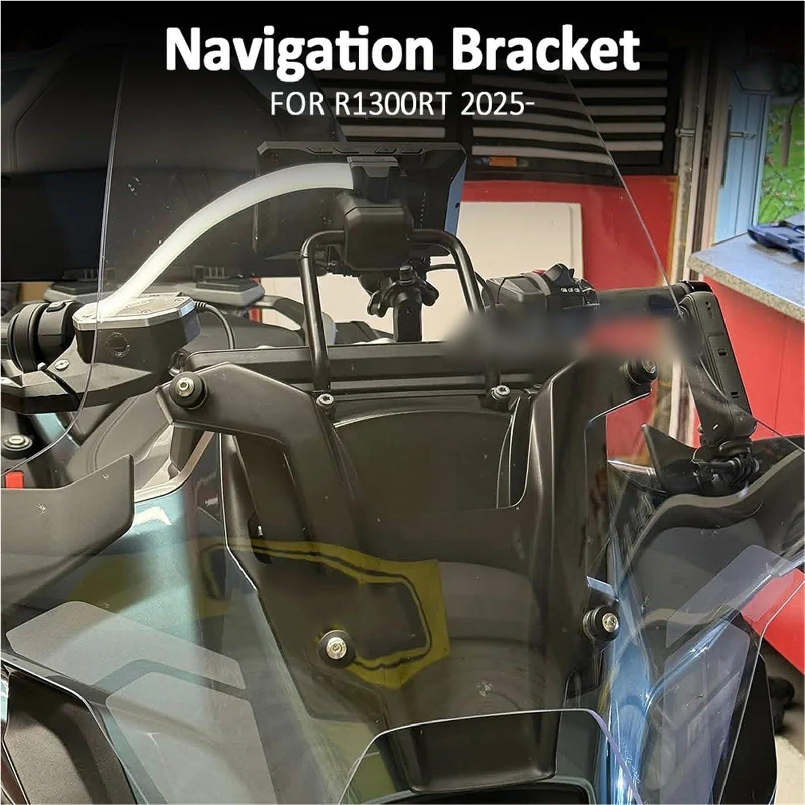 Support De Téléphone pour Moto, Adaptateur D'équipement GPS, Navigation 12mm Diamètre pour BMW R 1300 RT R1300 R1300RT 2025 2026