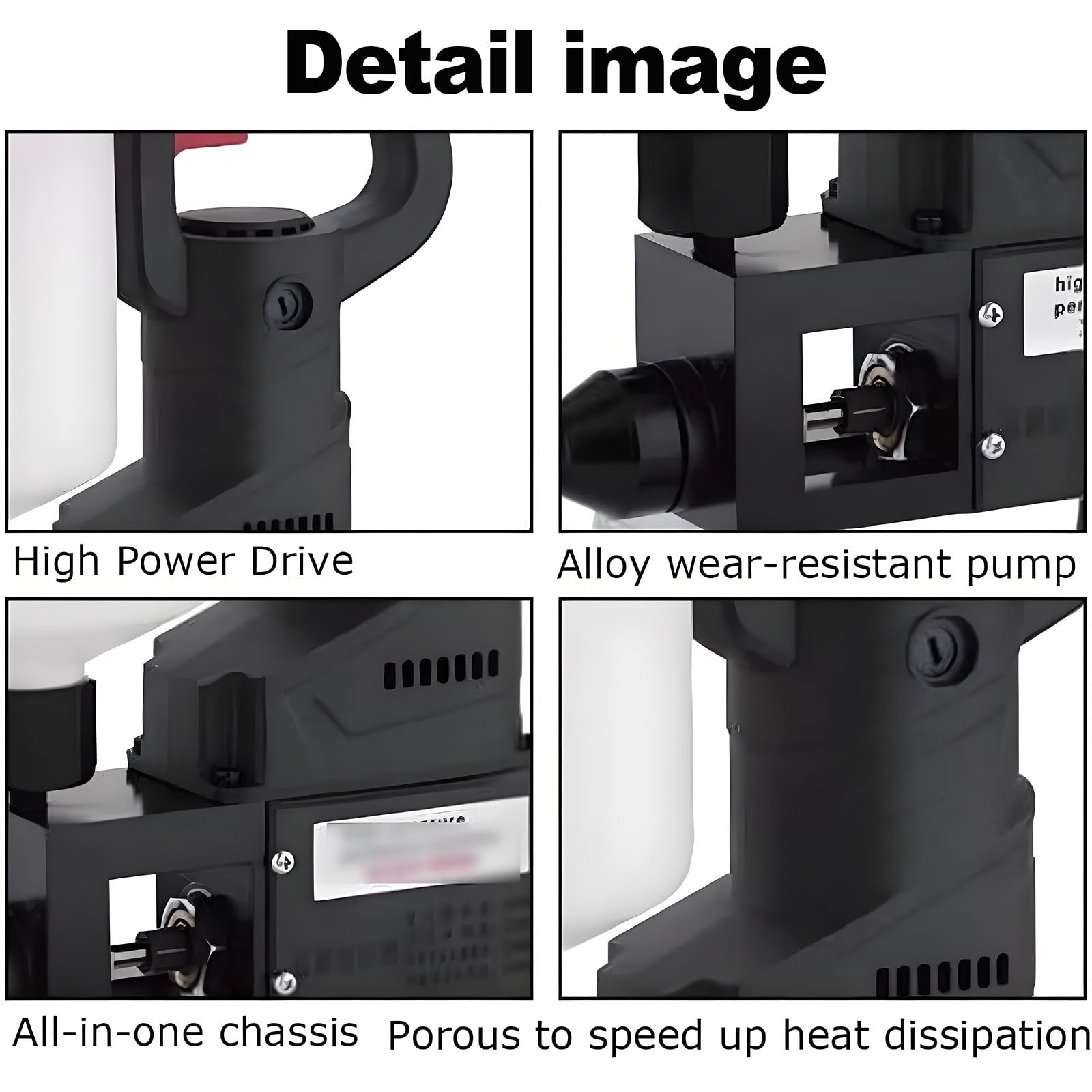 Máquina de lechada de alta presión, bomba eléctrica de inyección epoxi de 1100 W, herramienta de impermeabilización para techos, piscinas y sellado de suelos de garaje, solución de reparación de fugas