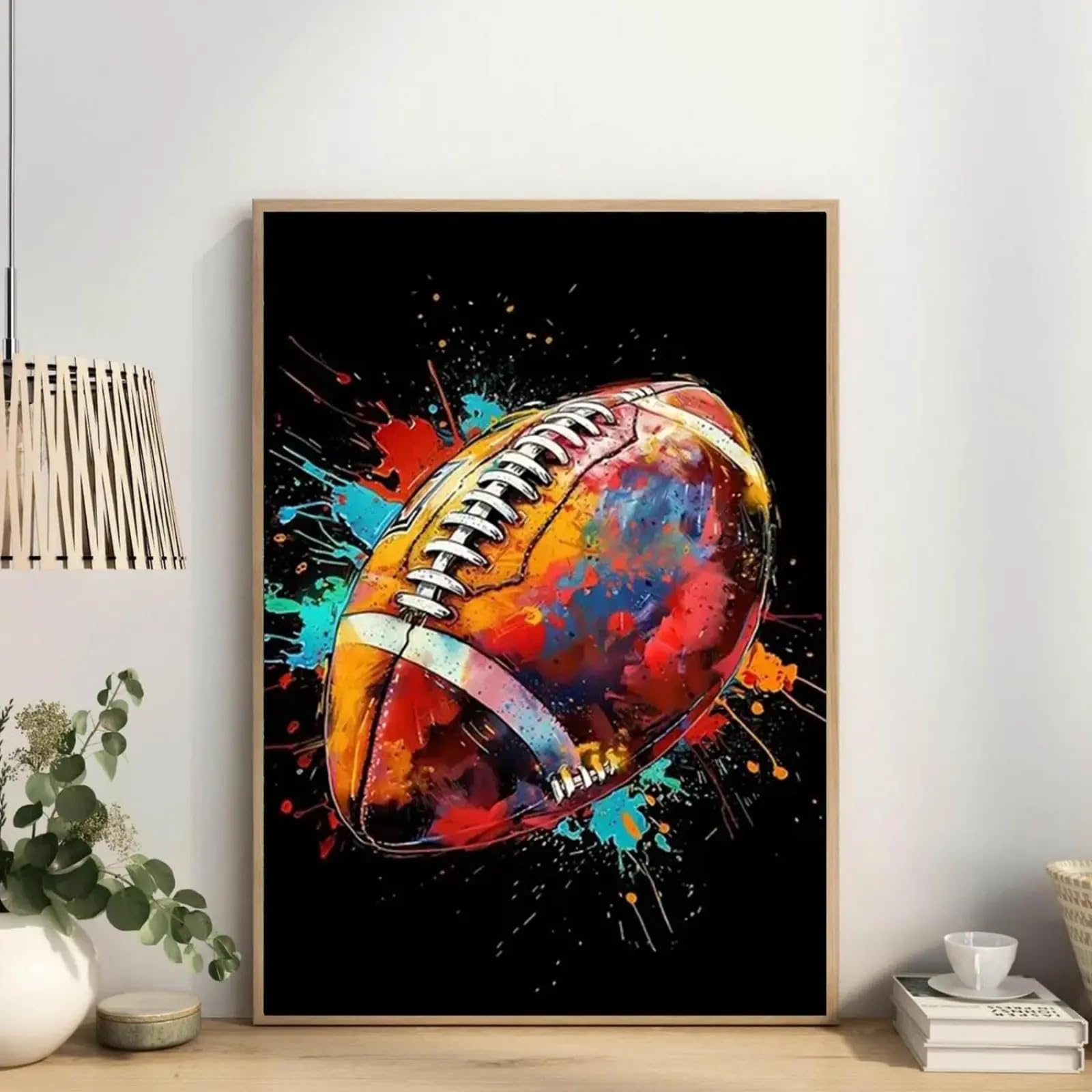 Affiche graffiti rugby moderne pour une décoration de maison dynamique - 8