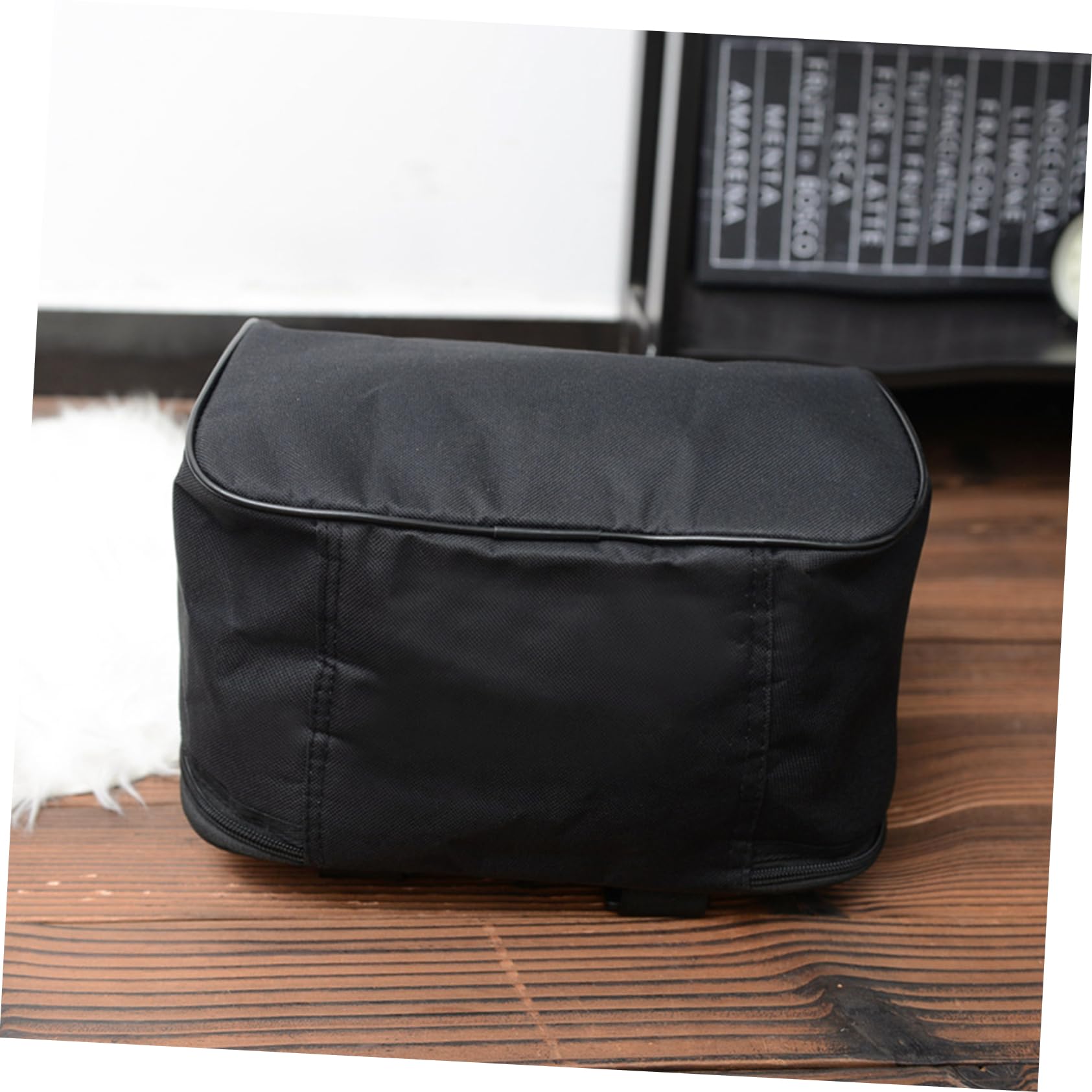Abaodam Paquet à Dos Protection la Poussière et Saleté en Tissu Oxford pour Accordéon 8 Basses Noir Bandoulière Réglable pour Écoles et Églises