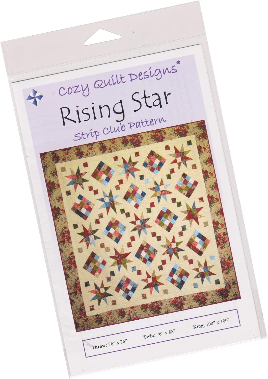 Cozy Quilt Designs 'Strip Club' Pattern - Rising Star (Includes Instructions for Three Project Sizes)