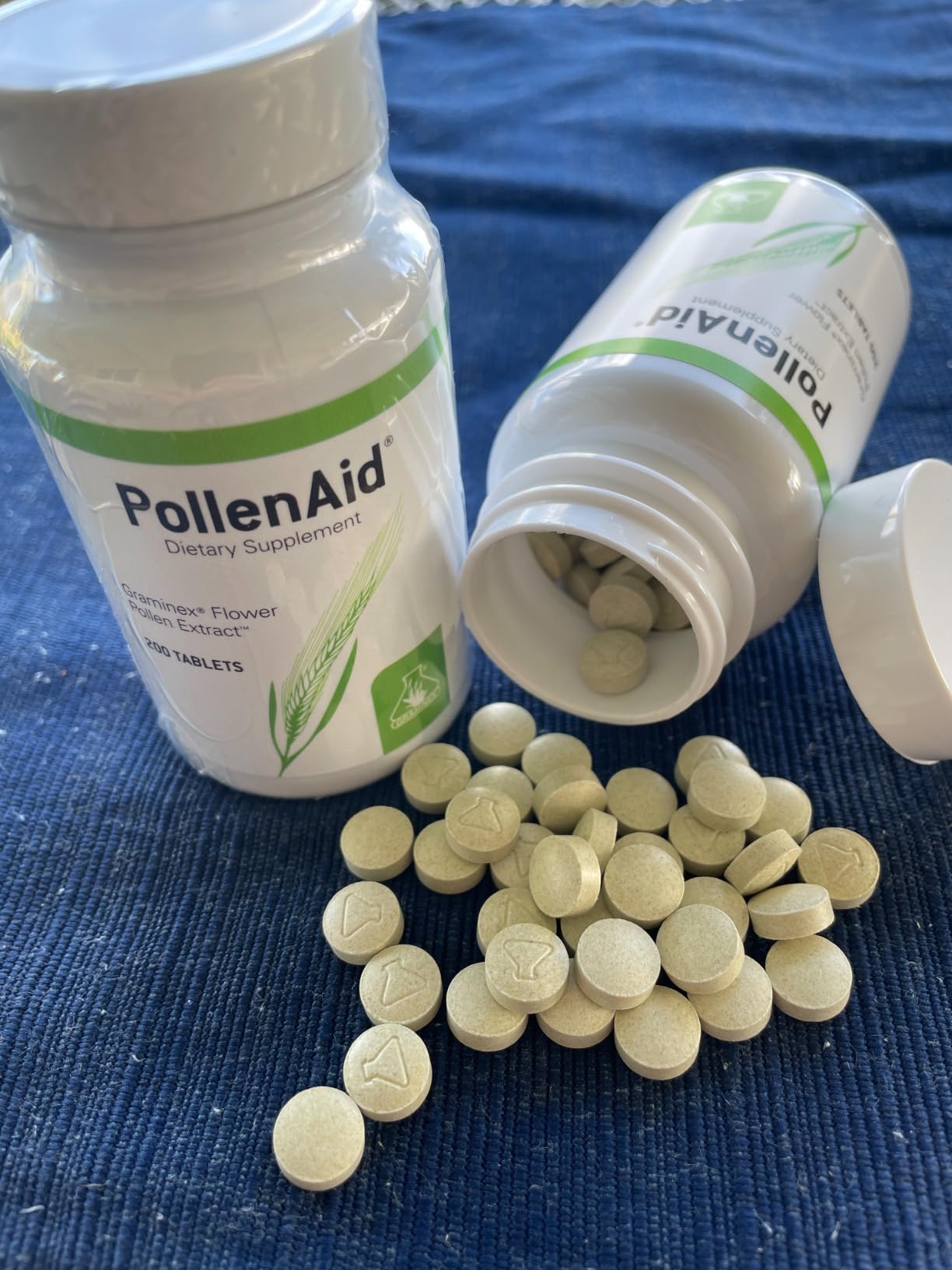 PollenAid Prostate Supplement: All Natural Prostate Support for Bladder Control & Urinary Tract Health, Rye Pollen Extract Made in USA, 200 Tablets (Pack of 2)