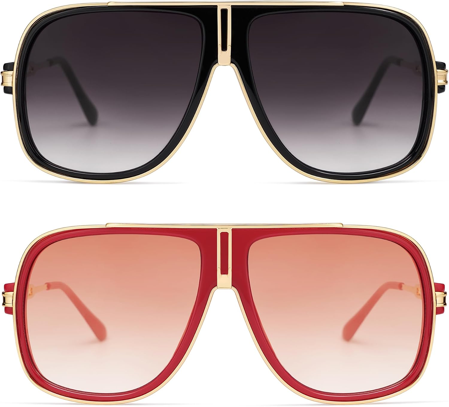 Appassal Retro Aviator Sunglasses for Women Men Oversized 70s 90s Square Womens Mens Sunnies AP3683
