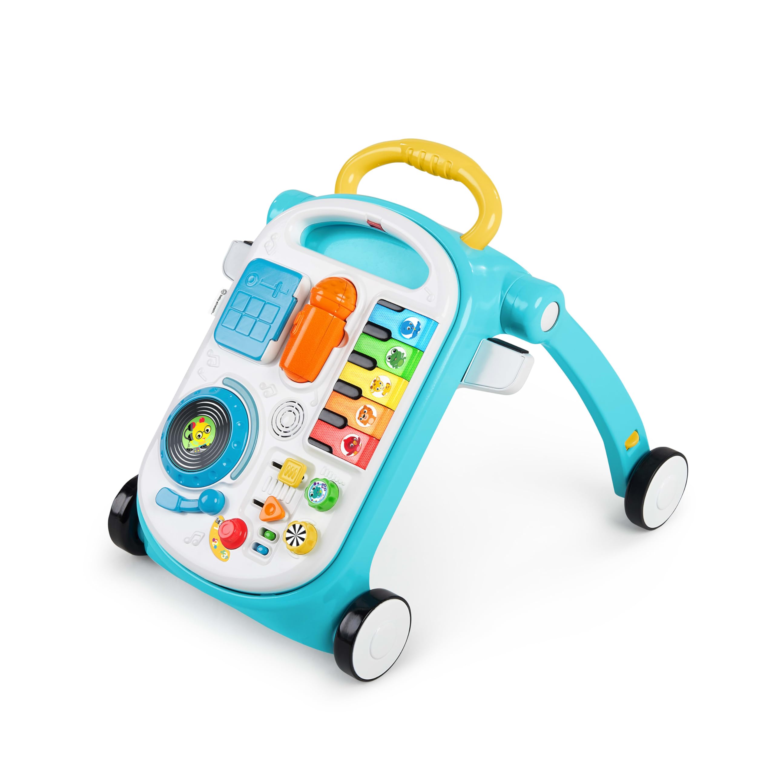 Baby Einstein, Andador y Mesa de Actividades Primeros Pasos 4 en 1 Mix 'N Roll, juguete de aprendizaje musical, 100+ sonidos, colores y animales, correpasillos, desarrollo motriz, a partir de 6 meses