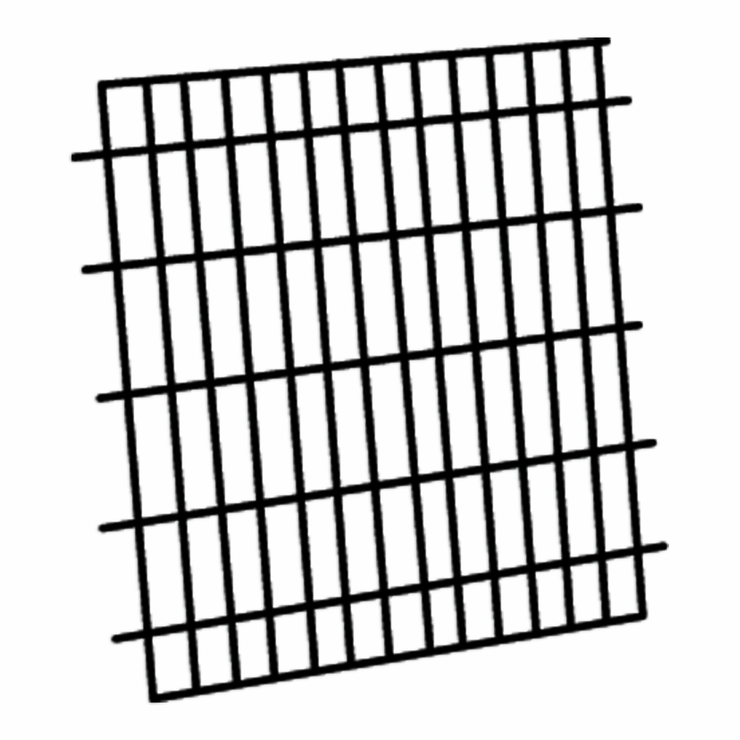 Dog Crate Divider Panel for 137 cm Crates, Adjusts Living Space, Fits MidWest Cage Model 1154U, Black E-Coated, Model 1154UDP