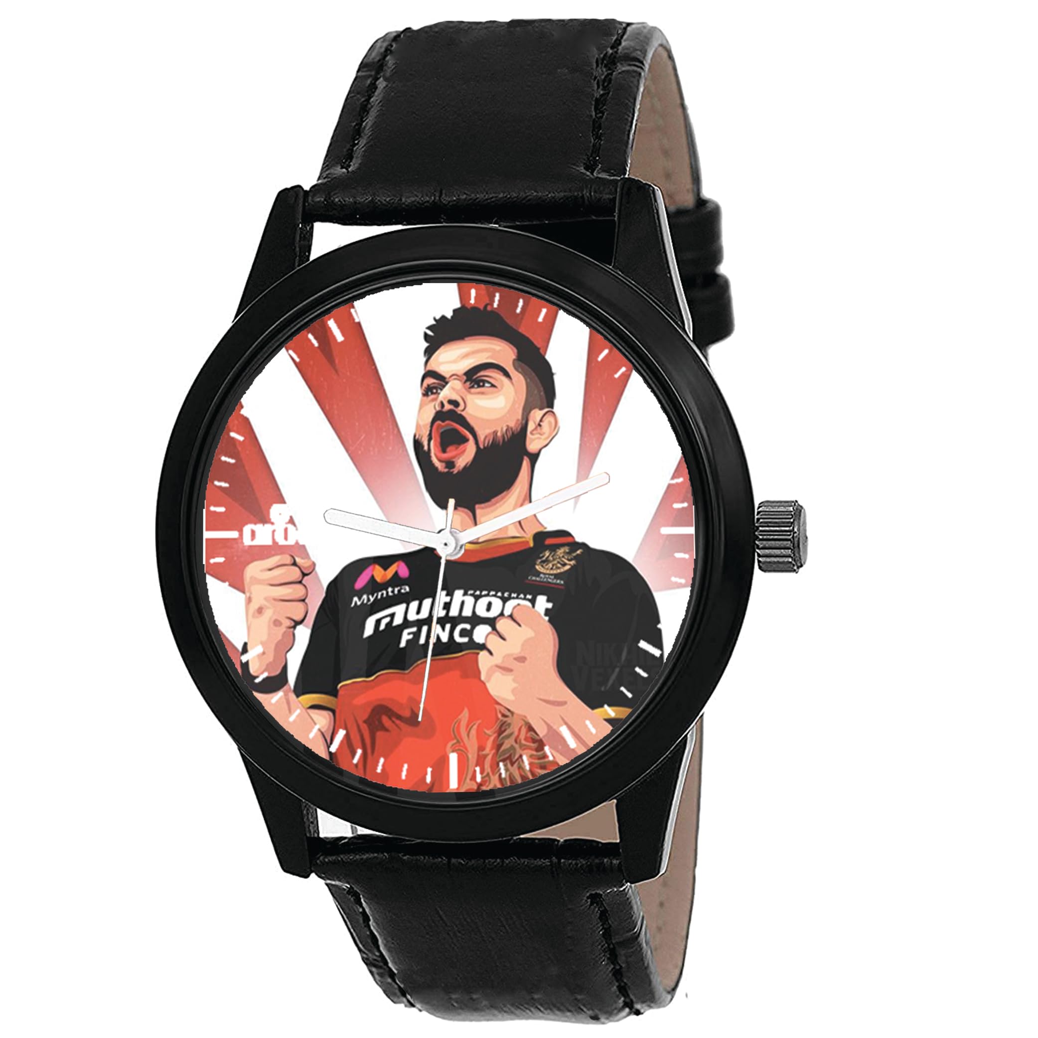 AROA Watch for Raging Virat Kolhi Model : 1350 Black Metal Type Analog Black Strap Red Dial Watch for Boys- (B0CZ9SDNGJ) Amazon Price History, Amazon Price Tracker