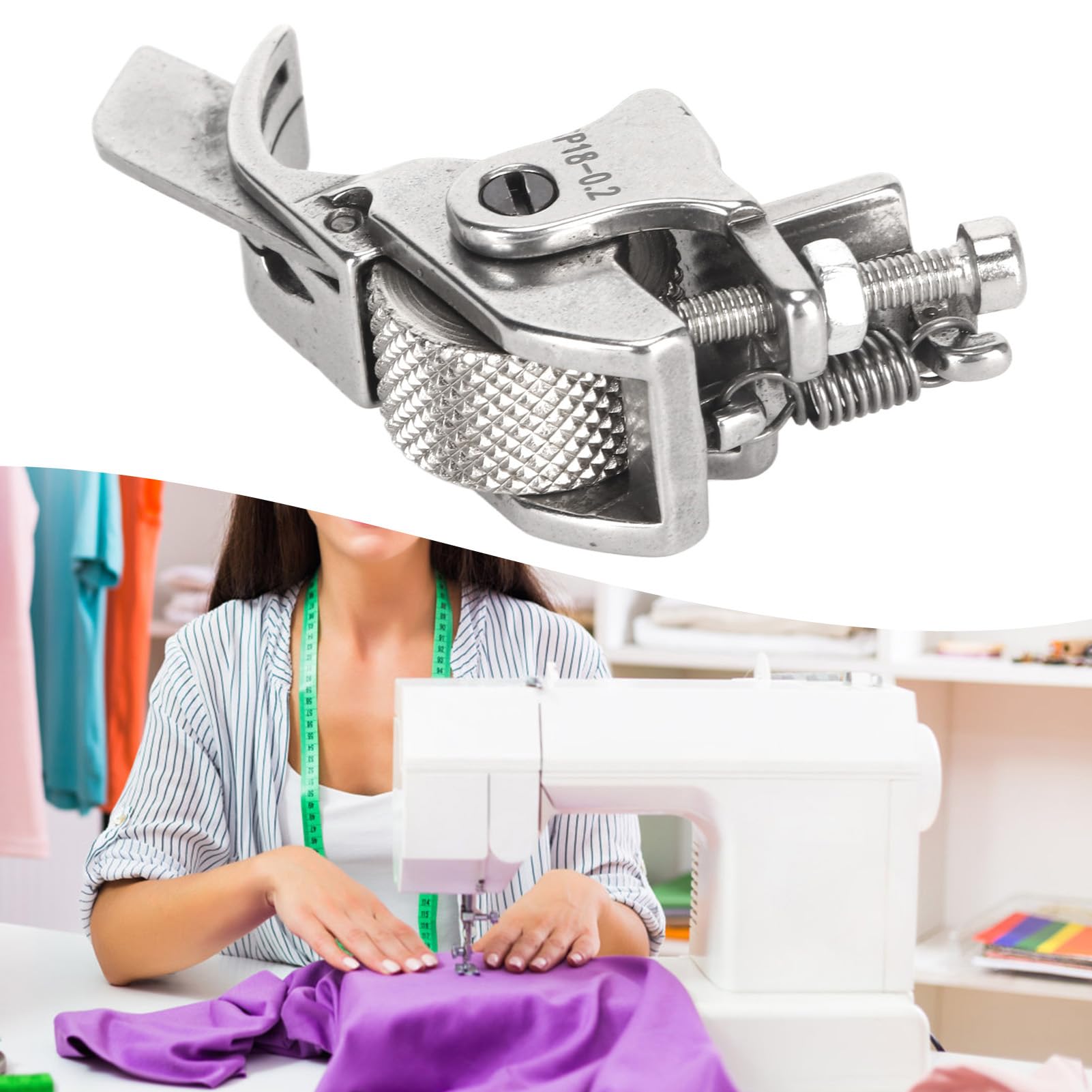Piedino Regolabile Per Macchina Da Cucire - Compatibile Brother, Singer, Janome - Guida Per Cuciture Dritte - Foto 9