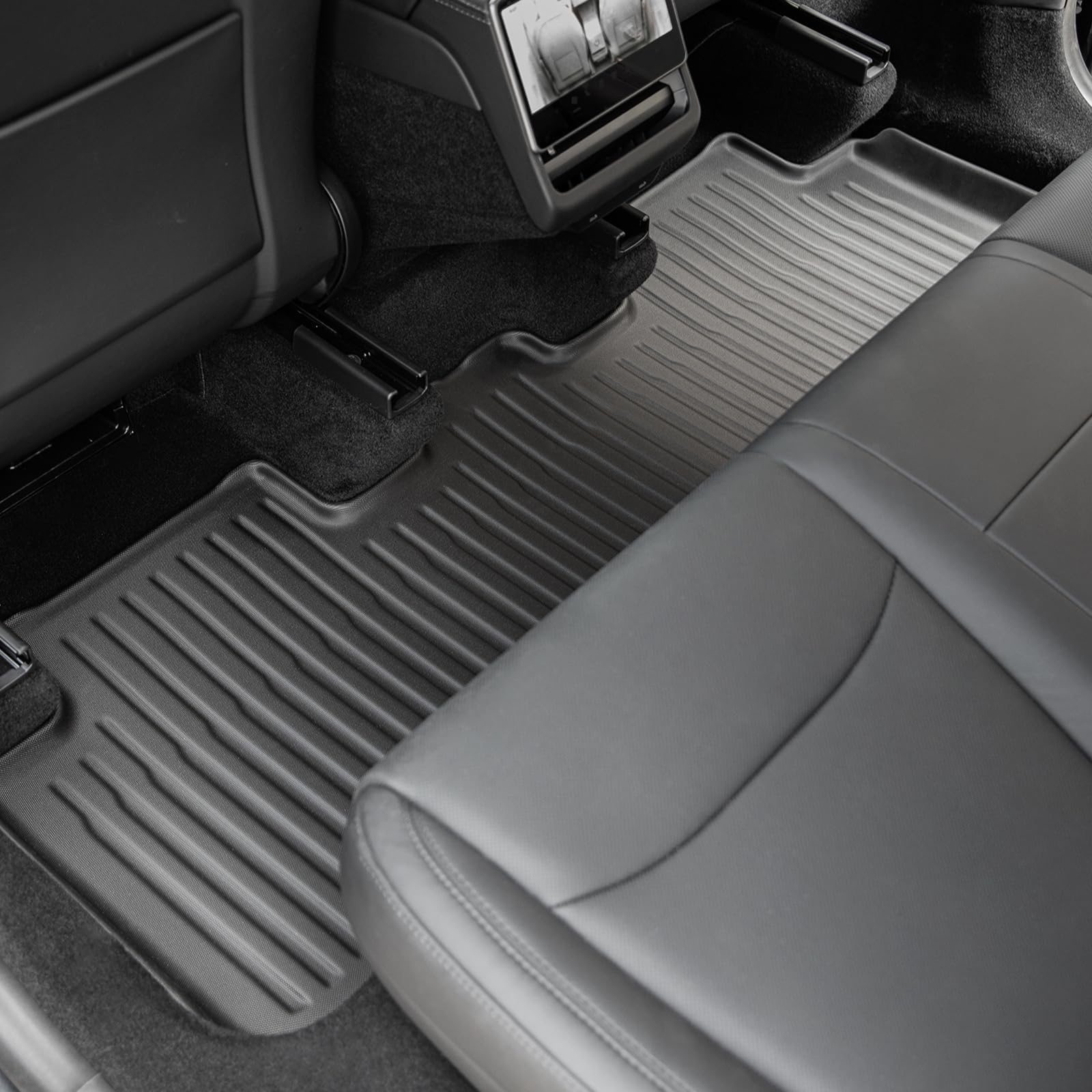 Weize New 2025 2026 Tesla Model Y Juniper Floor Mats and Cargo Liners 5-Seat All Weather Non-Slip Floor Liners and Cargo Trunk Mats Accessories, Set of 6 Mats (ONLY for Tesla Model Y Juniper)