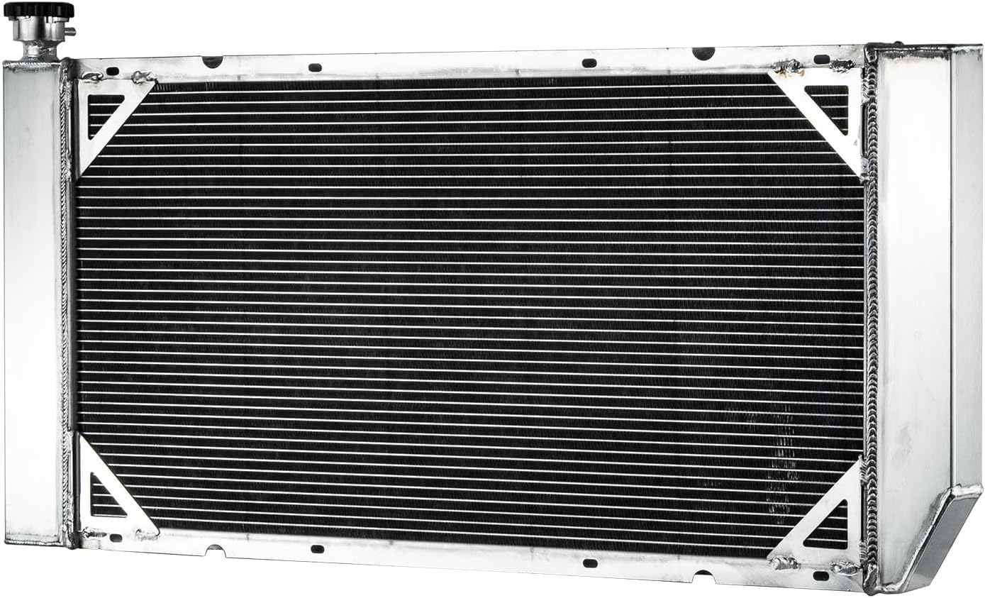 Aluminum Radiator for 1994-2000 Chevy/GMC C1500 C2500 C3500 K1500 K2500 K3500 Suburban Tahoe Yukon Truck 5.7 7.4 V8 1995 1996 1997 1998 1999, 4 Row Radiators 94 95 96 97 98 99
