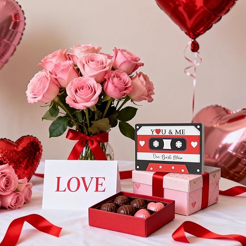 Miniatura 5 de Letrero de madera para el día de San Valentín, bandeja escalonada para el día de San Valentín, decoración de interiores para el hogar, romántica