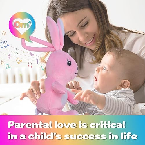 Miniatura 3 de jlopy-player Juguetes musicales relajantes 3 en 1, tapete de juego infantil para el tiempo boca abajo, acompañando el sueño, canción de cuna, conejo