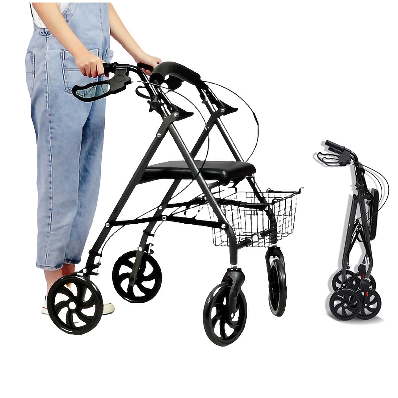 Buy Walkers for seniors Walkers for Seniors Rollator with 4 Wheels