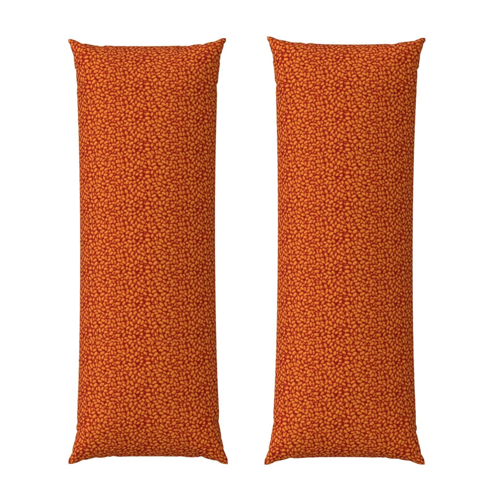 Body Pillow Cover 20x54 Inch, Baked Beans, Silky Soft Long Pillowcase with Hidden Zipper, Wrinkle Resistant Cushion Case for Couch Bed Home