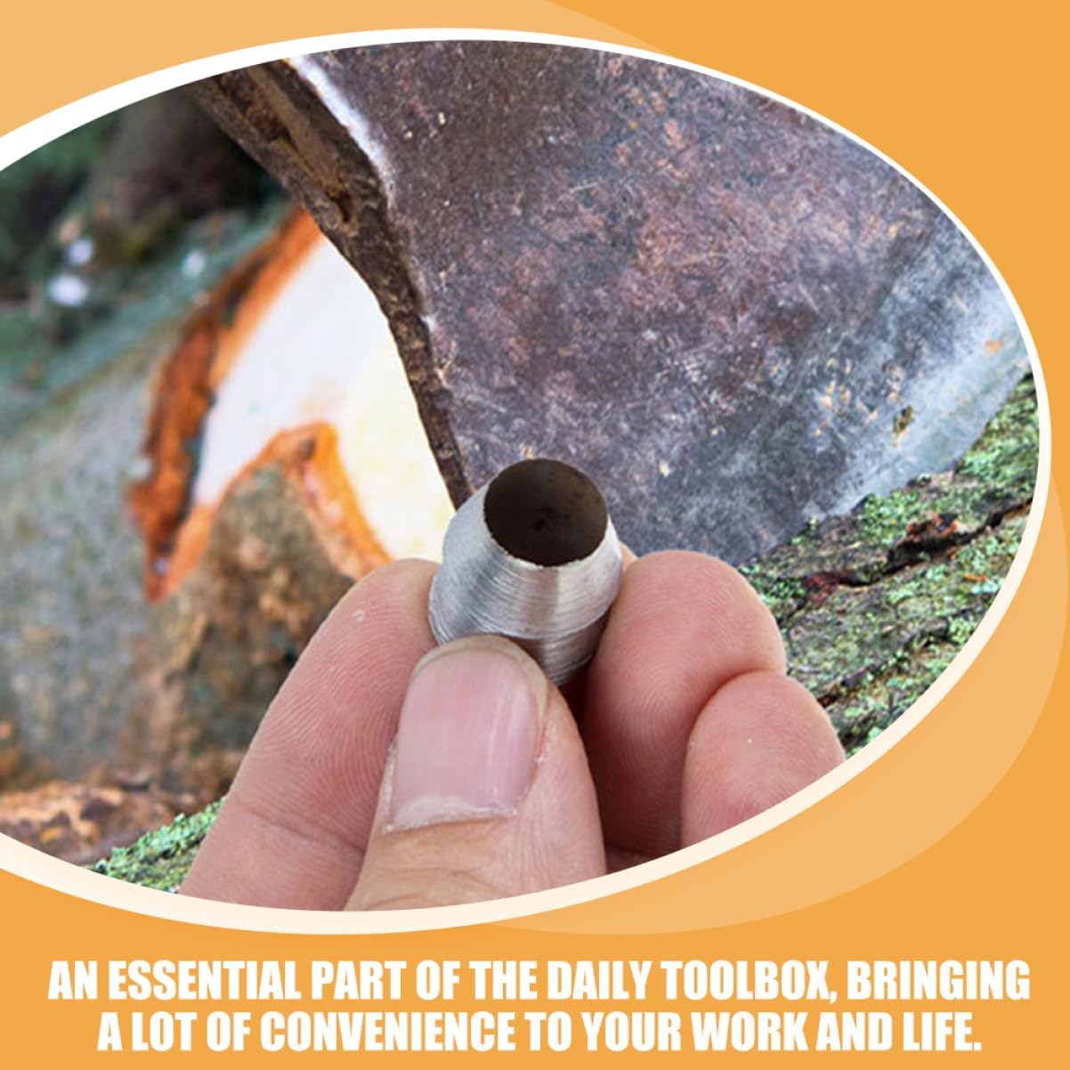 Mipcase 75pcs Iron Axe Handle Fixing Accessories Sturdy Metal for Axe Installation and Tool Reinforcement Compatible