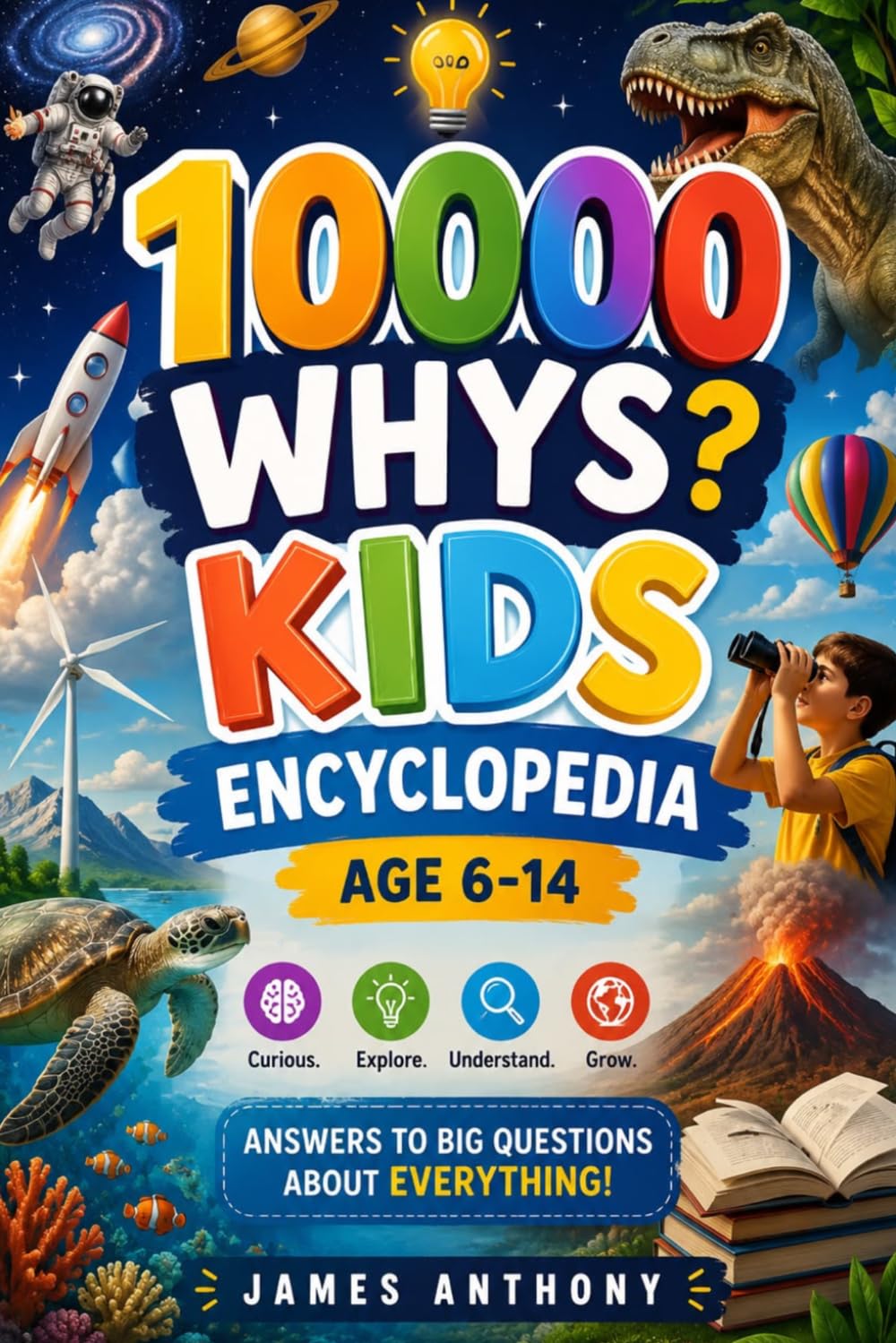 10,000 WHYS KIDS ENCYCLOPEDIA: Curious Questions and Amazing Answers For Ages 6 to 14