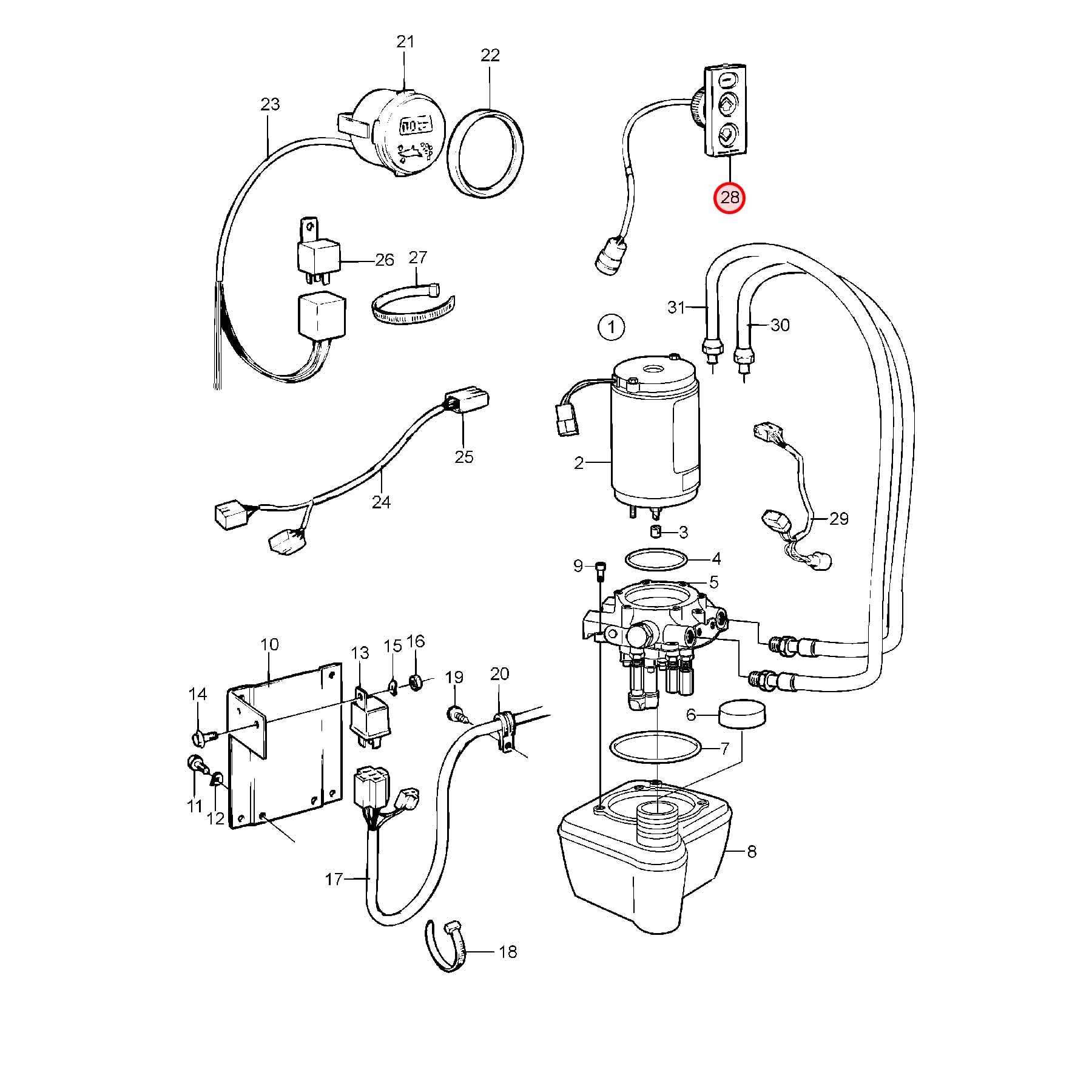 3855650 Sticks Trim Tilt Switch Control Panel 3855650 para Vol-vo Penta DP DPX SX DP290 SP-E Motor de barco 873617