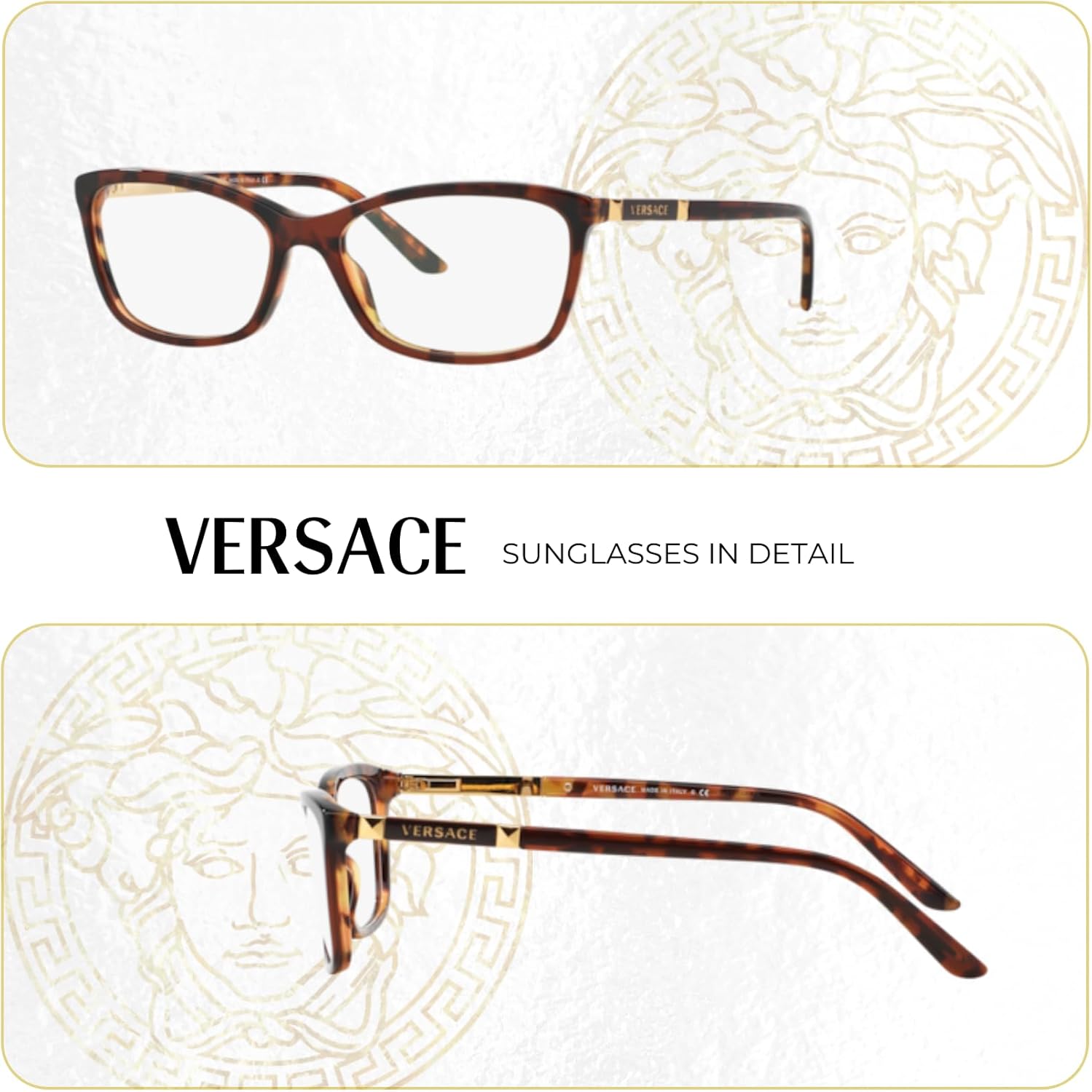 Versace VE3186 Cateye Eyeglasses For Women+BUNDLE with ACCESSORY EYEWEAR KIT - Image 5
